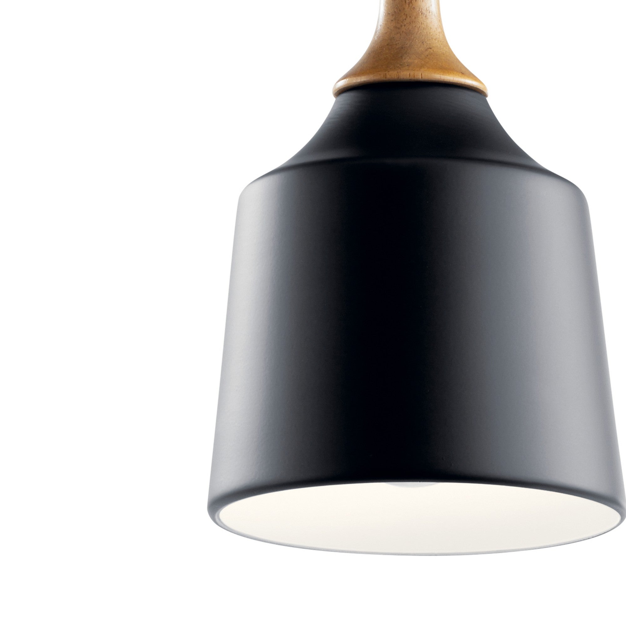 Danika 5" Mini Pendant, Black Finish - Bees Lighting