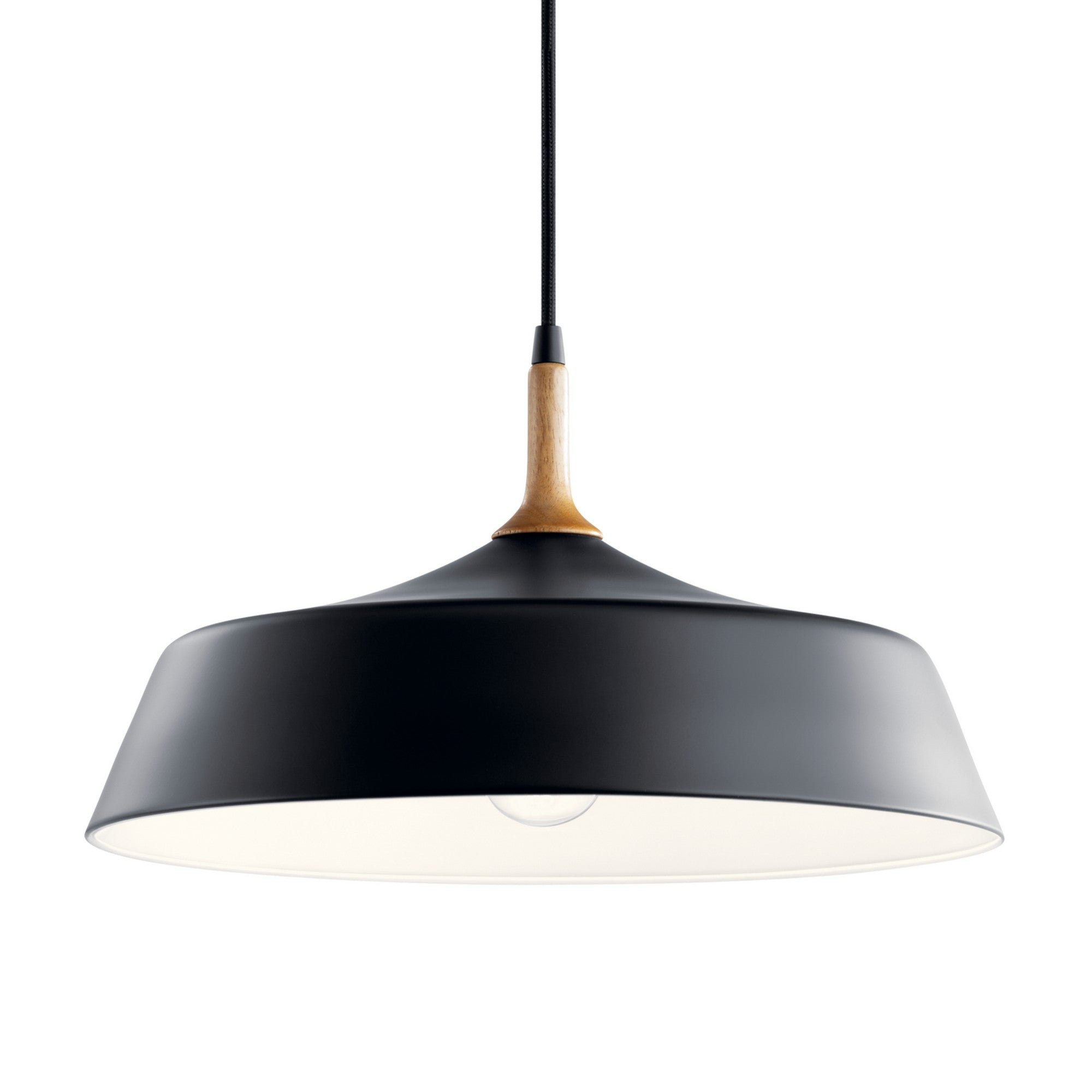 Danika 16 In. Pendant Light Black Finish - Bees Lighting