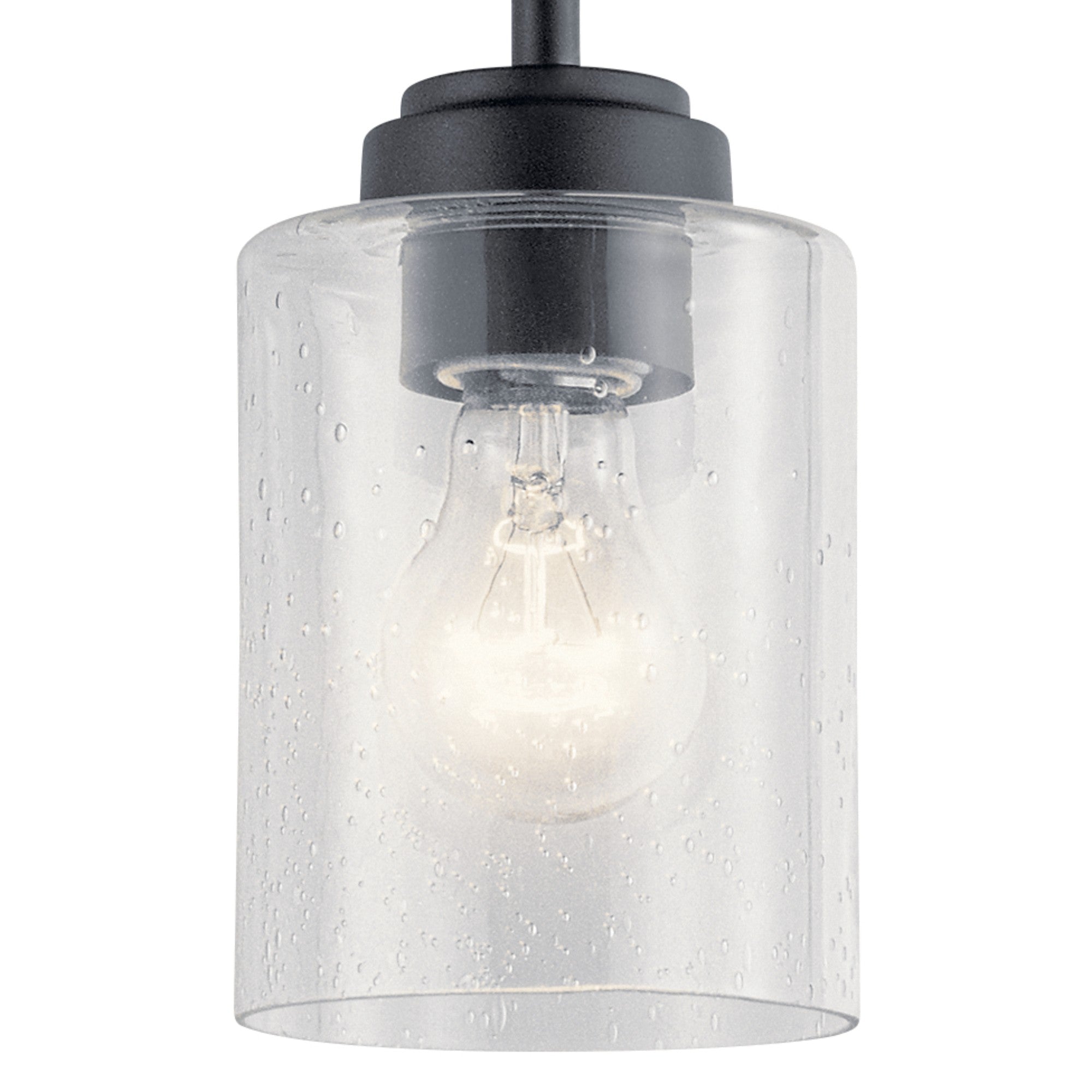 Winslow 4" Mini Pendant, Black Finish - Bees Lighting