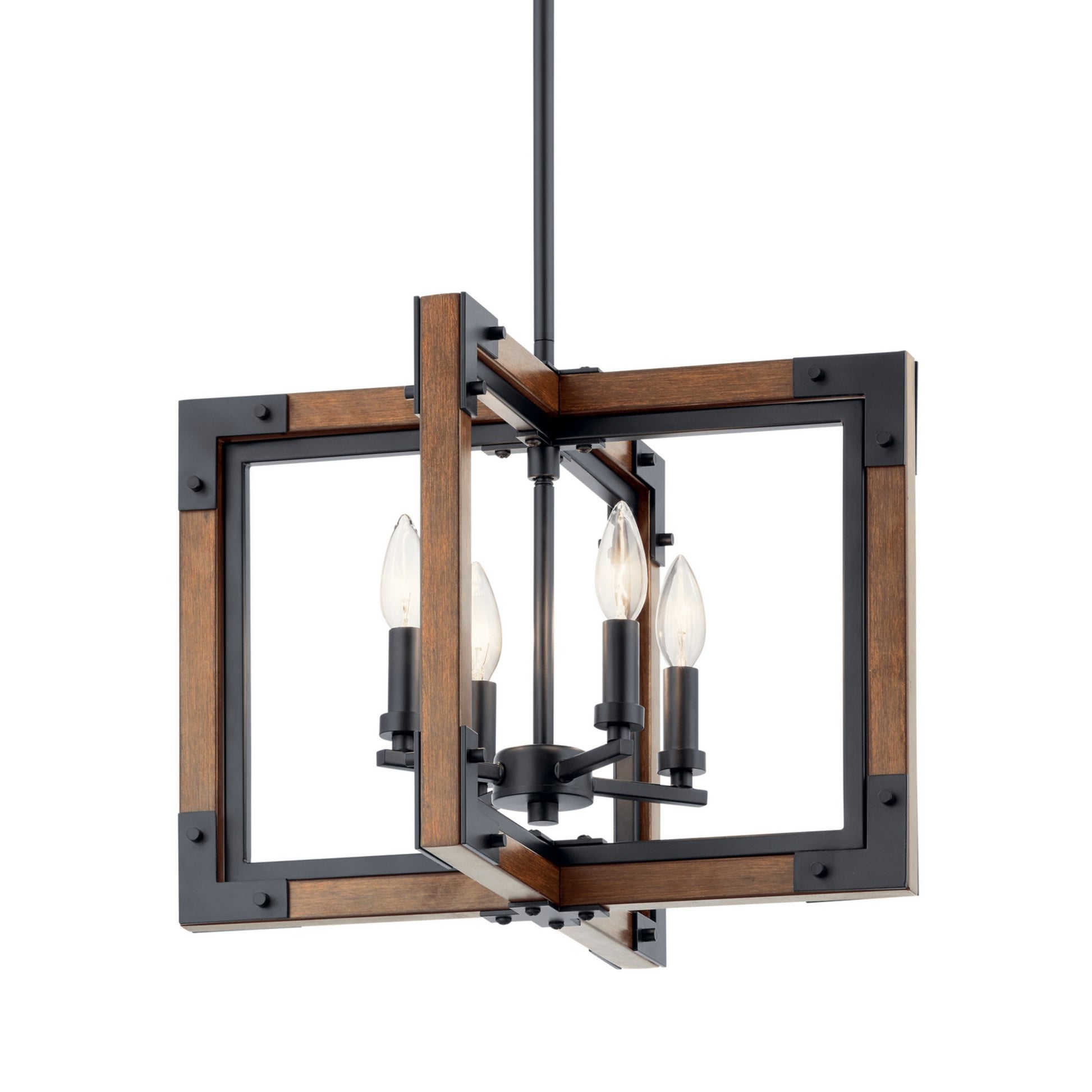 Marimount 18" 4-Light Chandelier, Mount Auburn Stained Finish - Bees Lighting