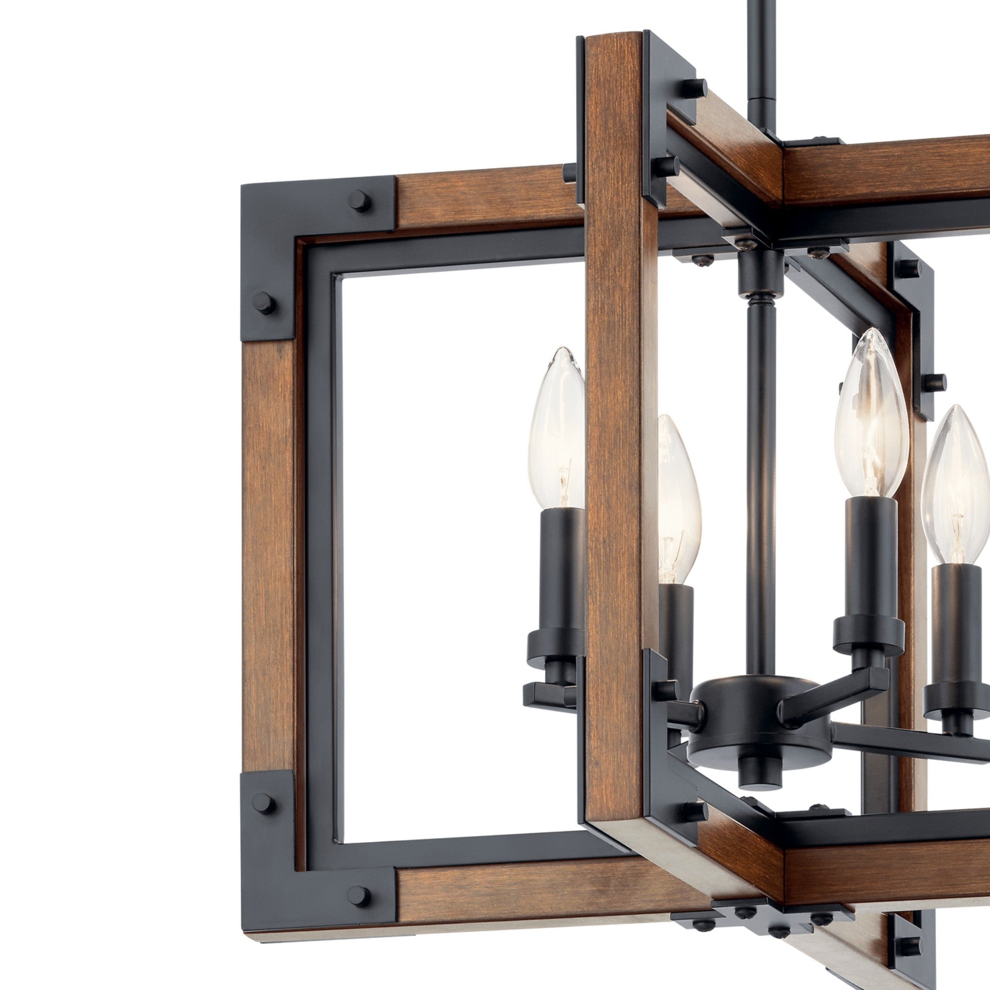 Marimount 18" 4-Light Chandelier, Mount Auburn Stained Finish - Bees Lighting