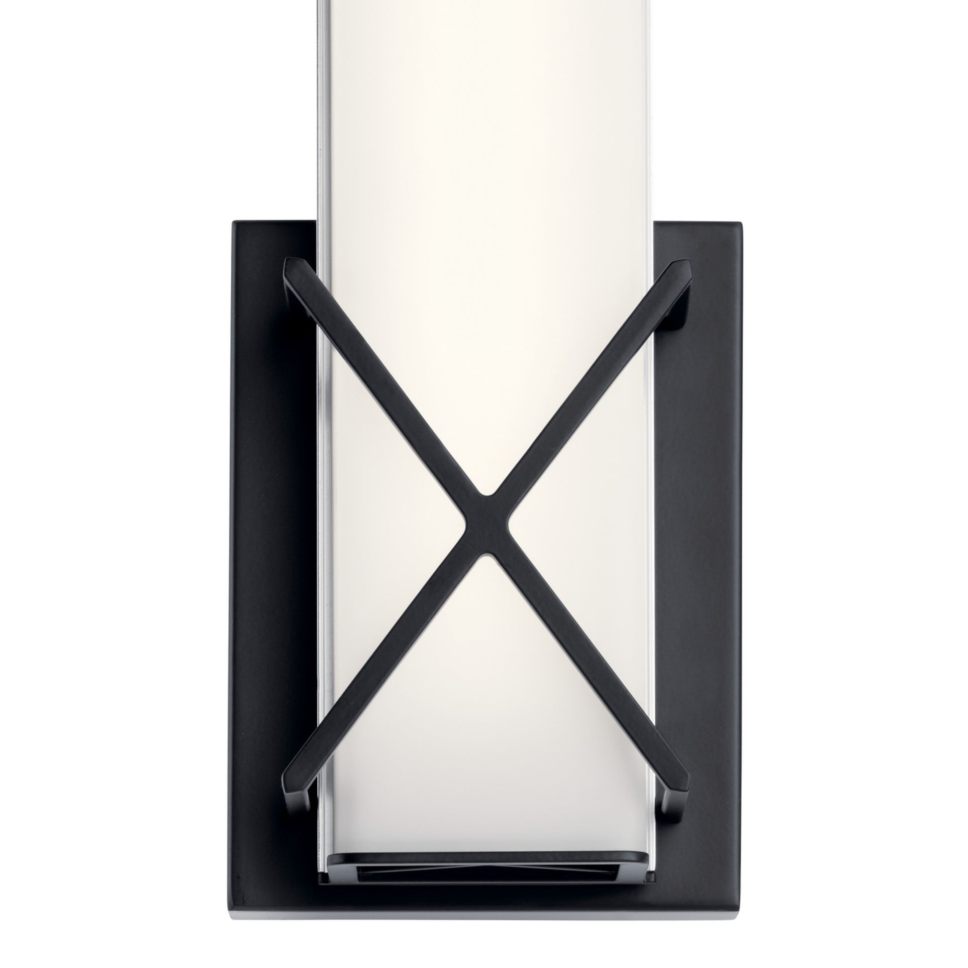 Trinsic 12" LED Wall Sconce, Matte Black Finish - Bees Lighting