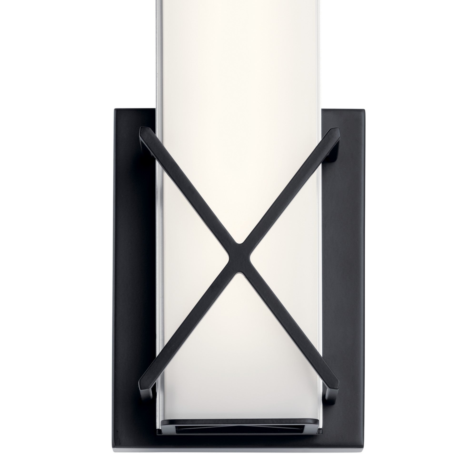 Trinsic 12" LED Wall Sconce, Matte Black Finish - Bees Lighting