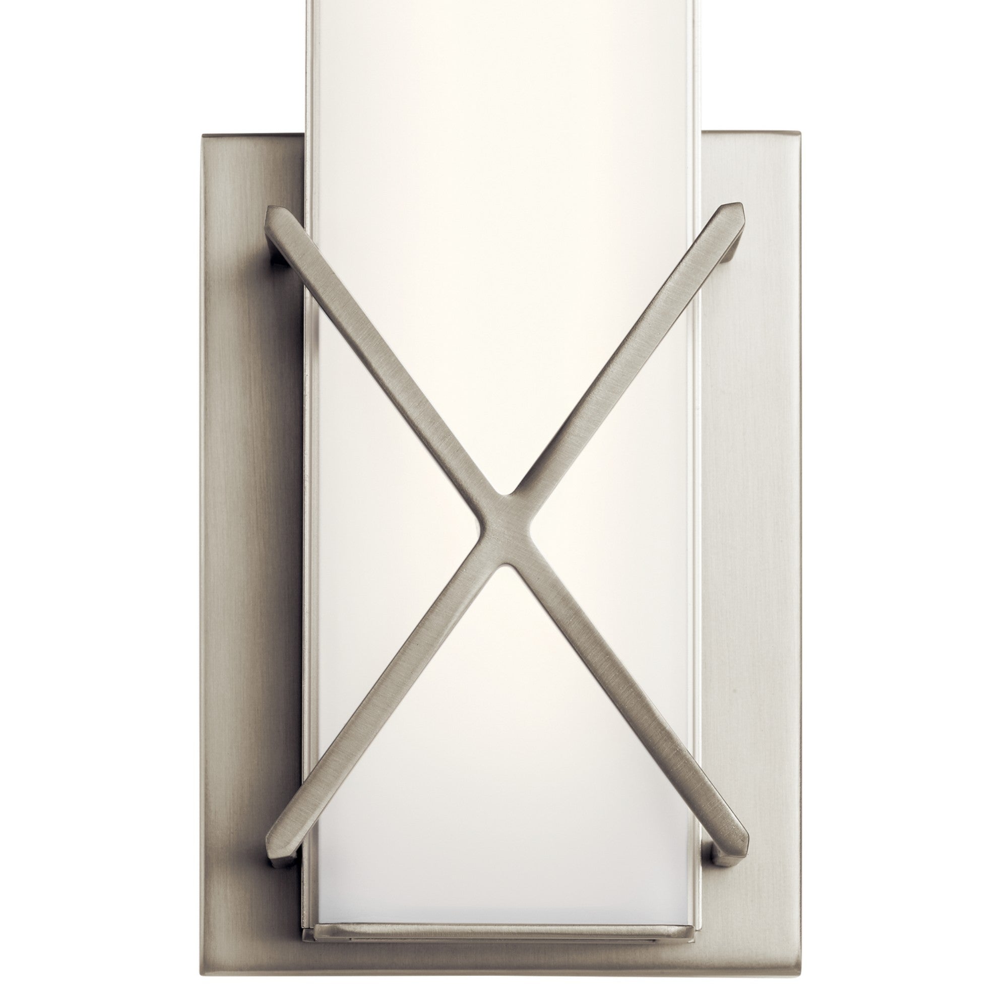 Trinsic 12" LED Wall Sconce, Brushed Nickel Finish - Bees Lighting