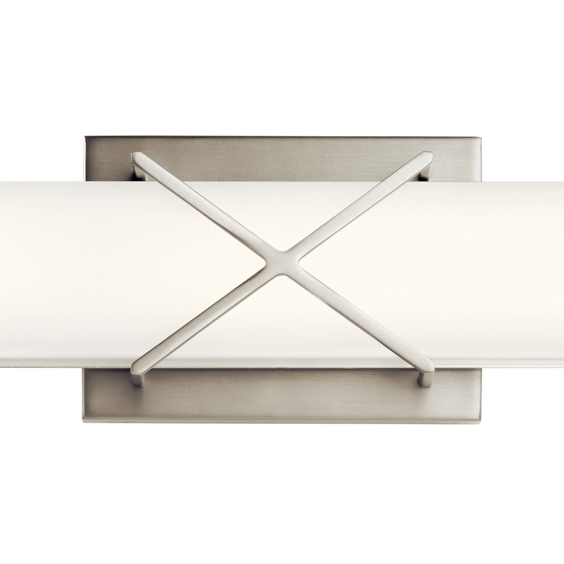 Trinsic 32" LED Linear Bath Vanity, Brushed Nickel Finish - Bees Lighting