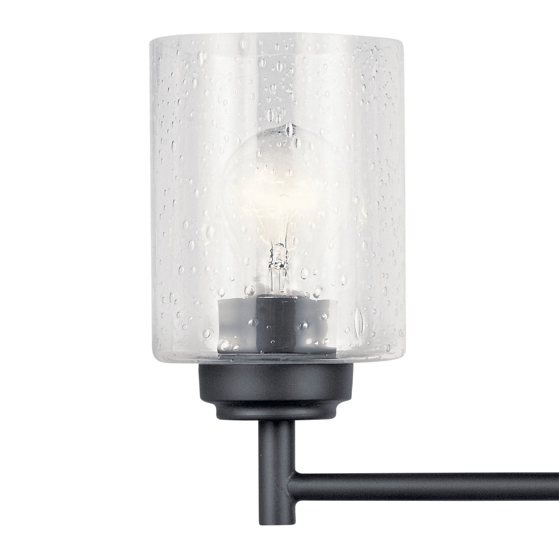 Winslow 30" 4-Light Bath Vanity Light, Black Finish - Bees Lighting