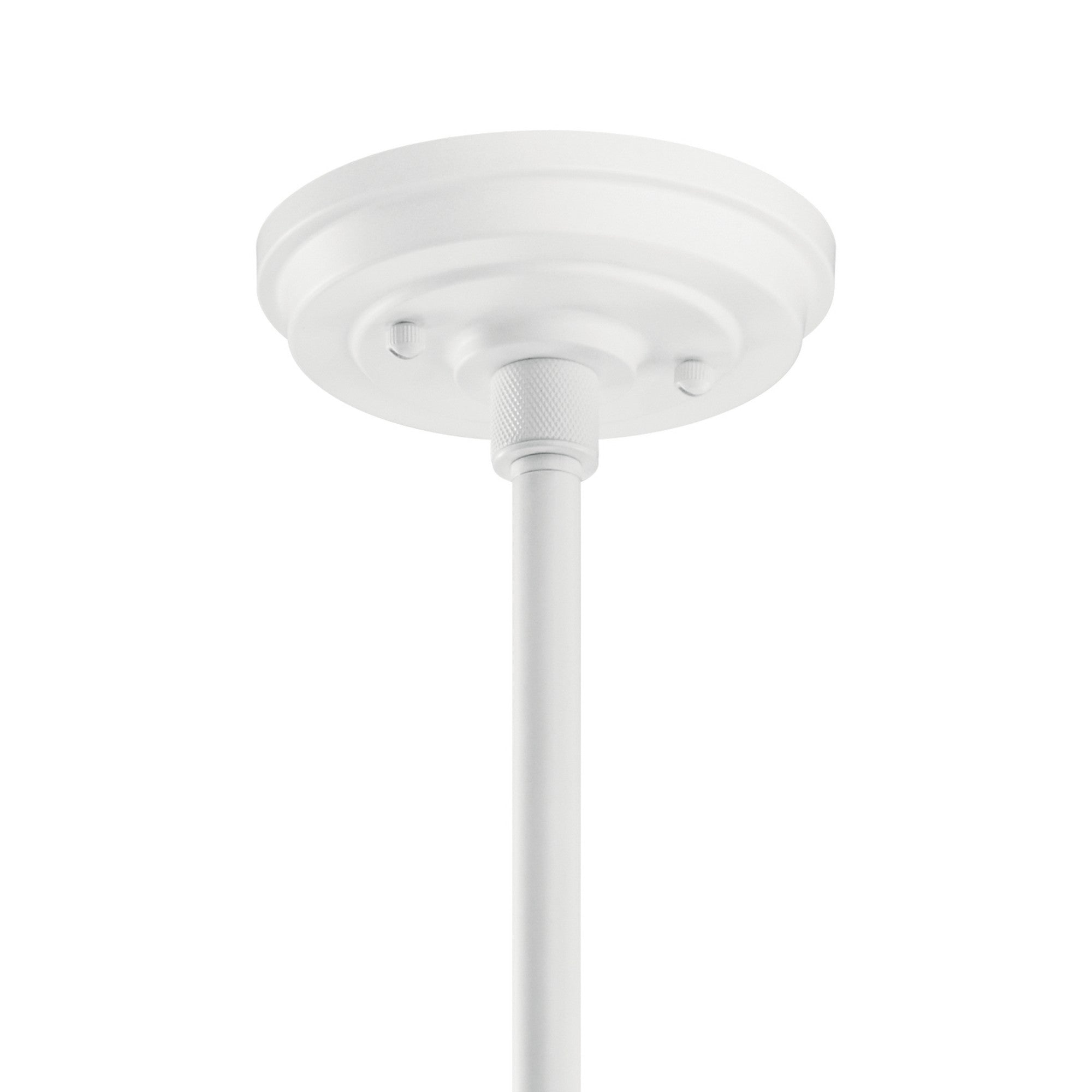 Allenbury 12" Outdoor Convertible Pendant, White Finish - Bees Lighting