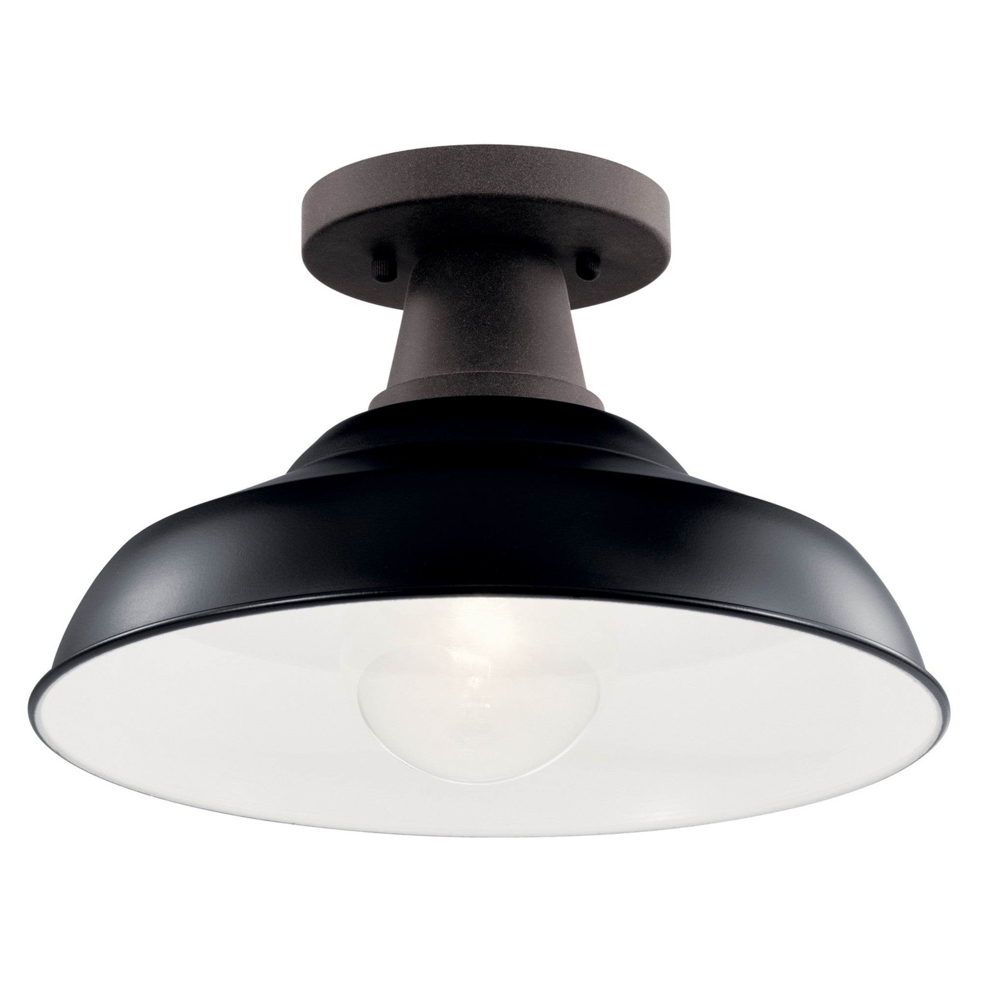 Pier 13" Outdoor Convertible Pendant, Black Finish - Bees Lighting