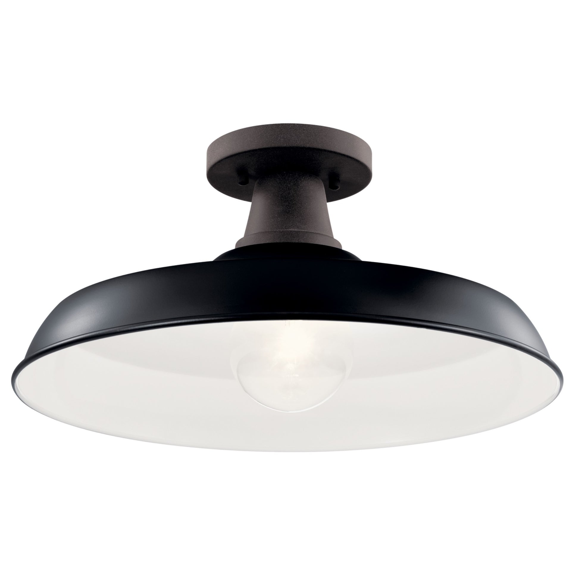 Pier 17" Outdoor Convertible Pendant, Black Finish - Bees Lighting