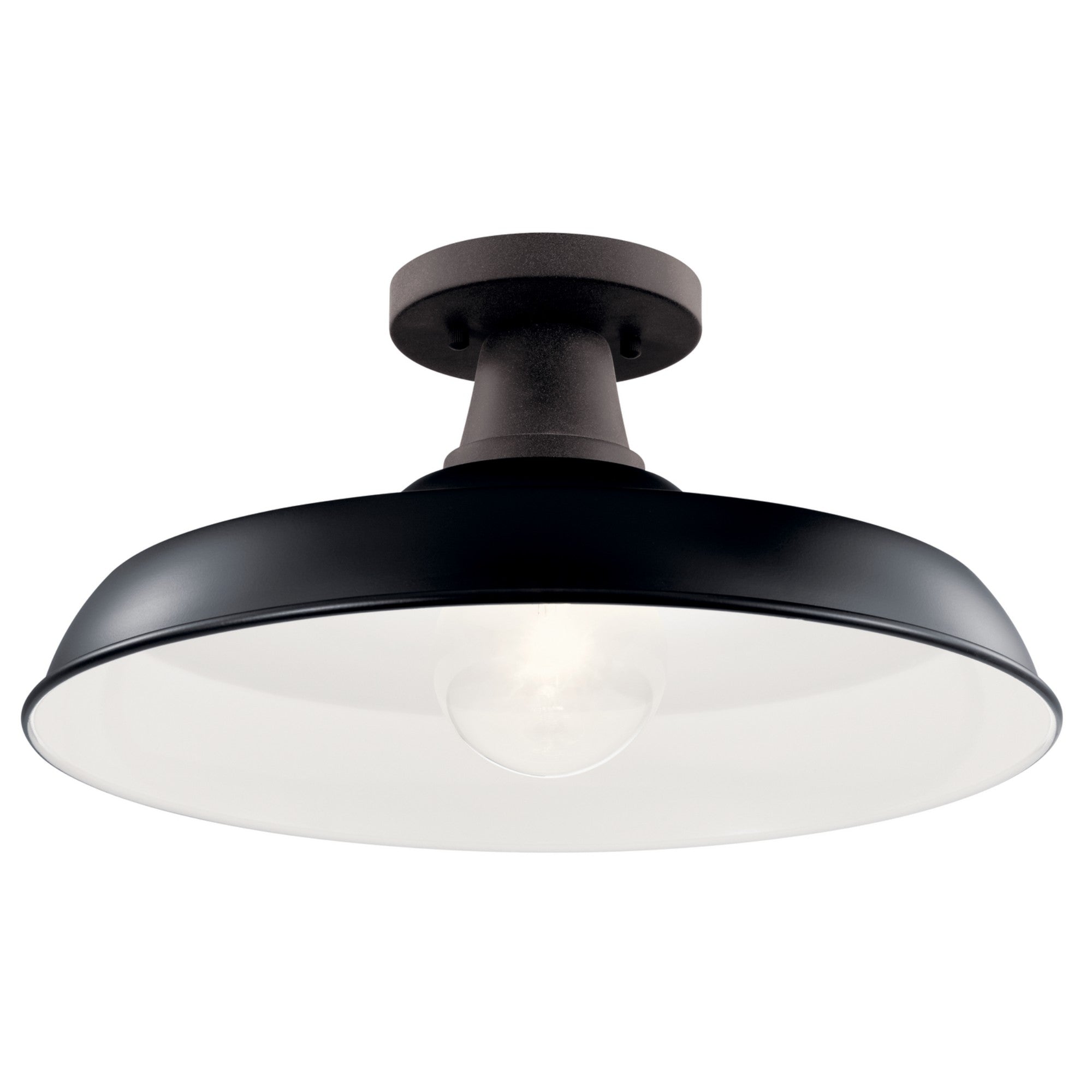Pier 17" Outdoor Convertible Pendant, Black Finish - Bees Lighting