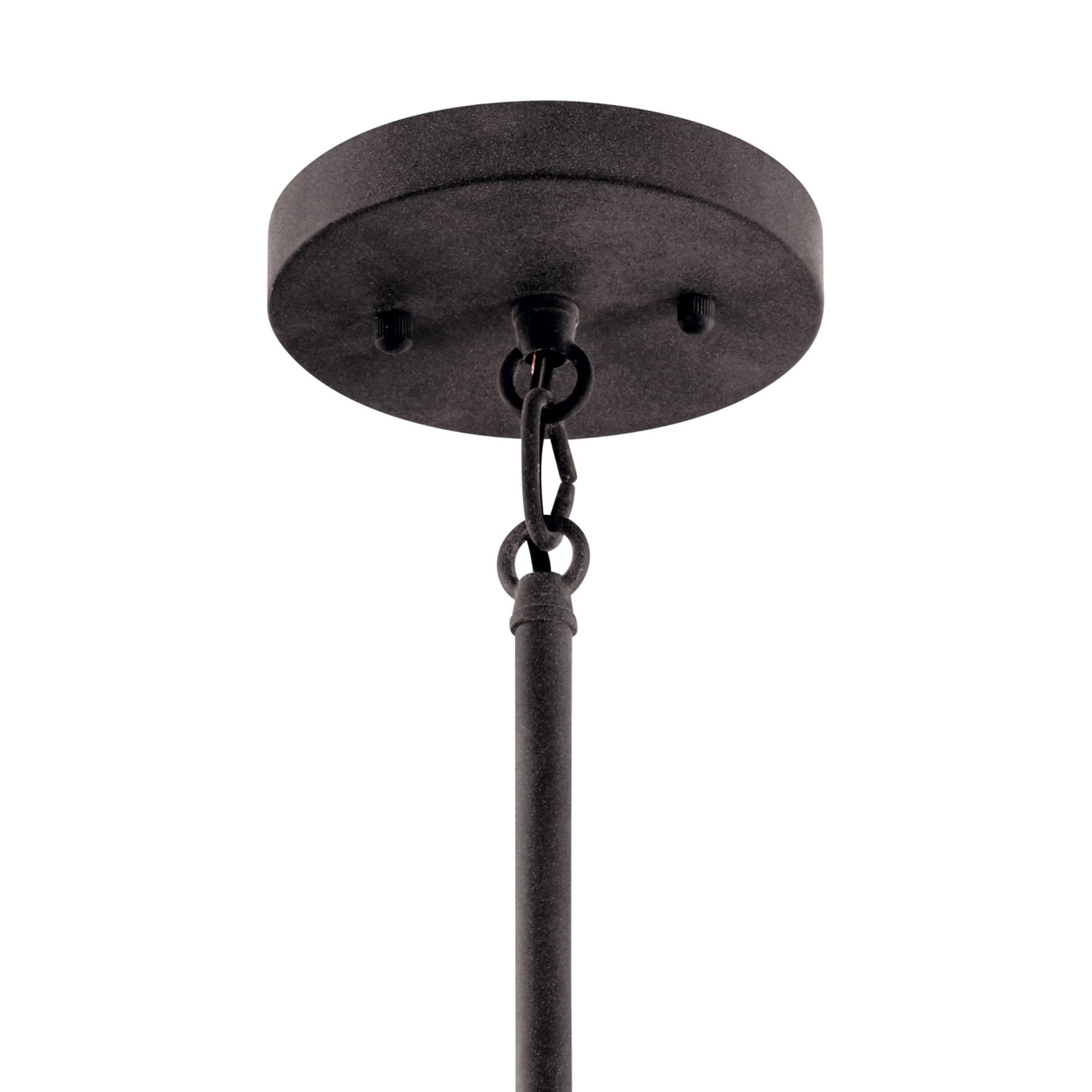 Pier 17" Outdoor Convertible Pendant, Black Finish - Bees Lighting