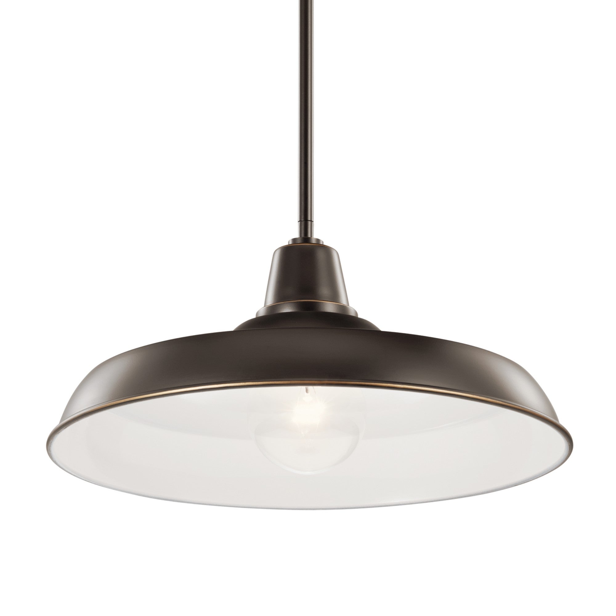 Pier 17" Outdoor Convertible Pendant, Olde Bronze Finish - Bees Lighting
