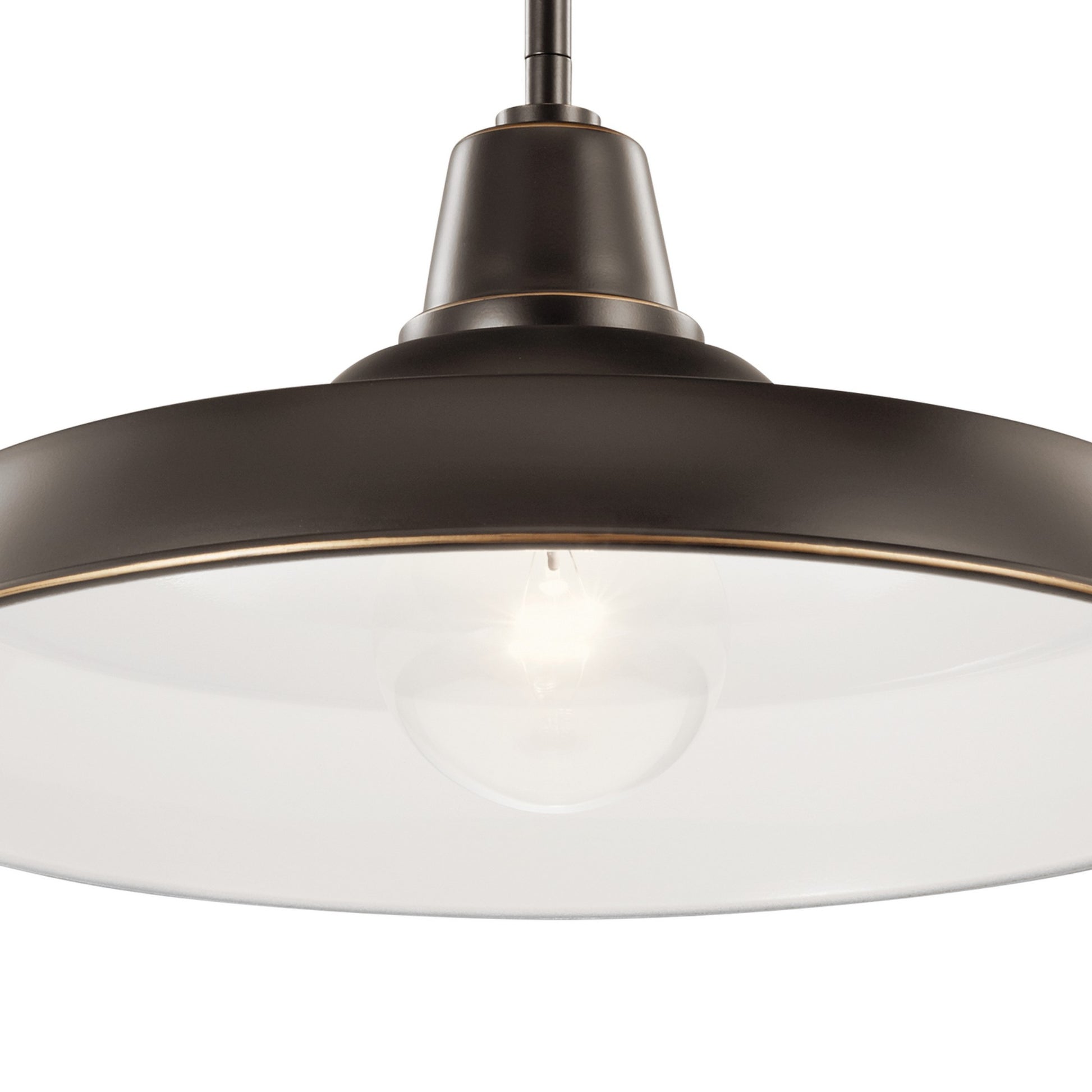 Pier 17" Outdoor Convertible Pendant, Olde Bronze Finish - Bees Lighting