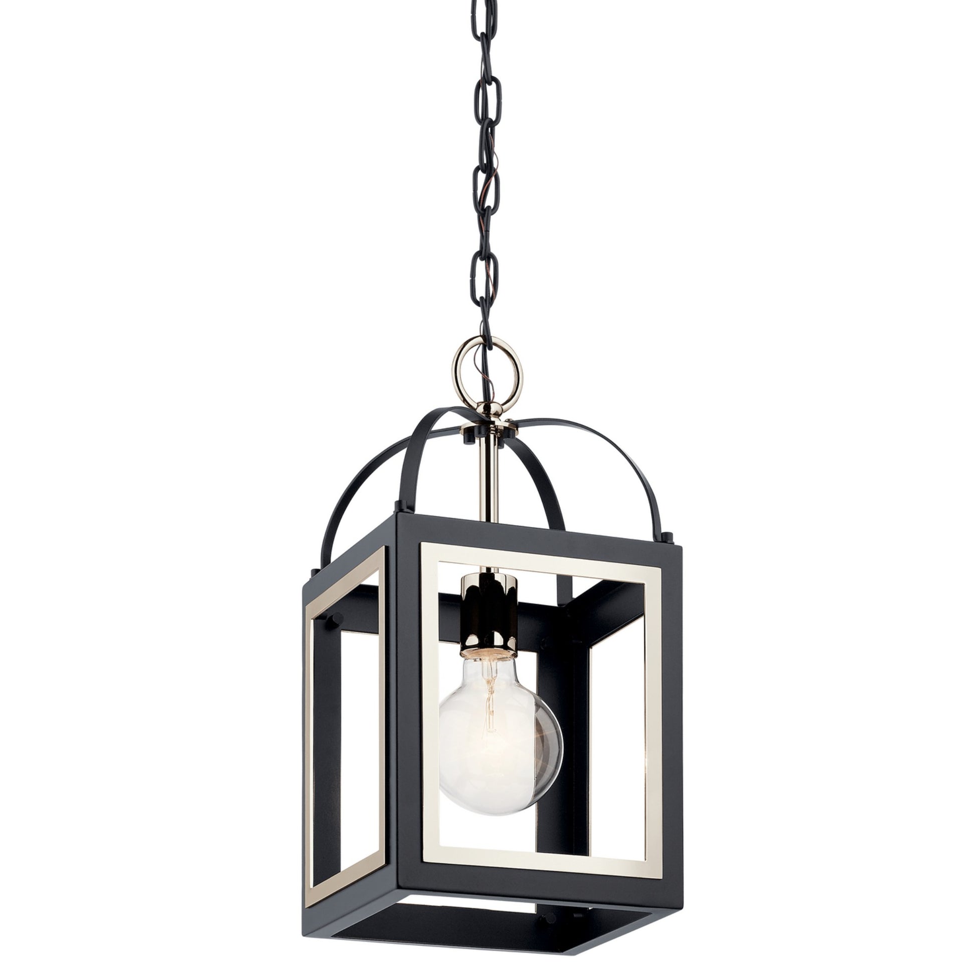 Vath 8" Pendant, Black Finish - Bees Lighting