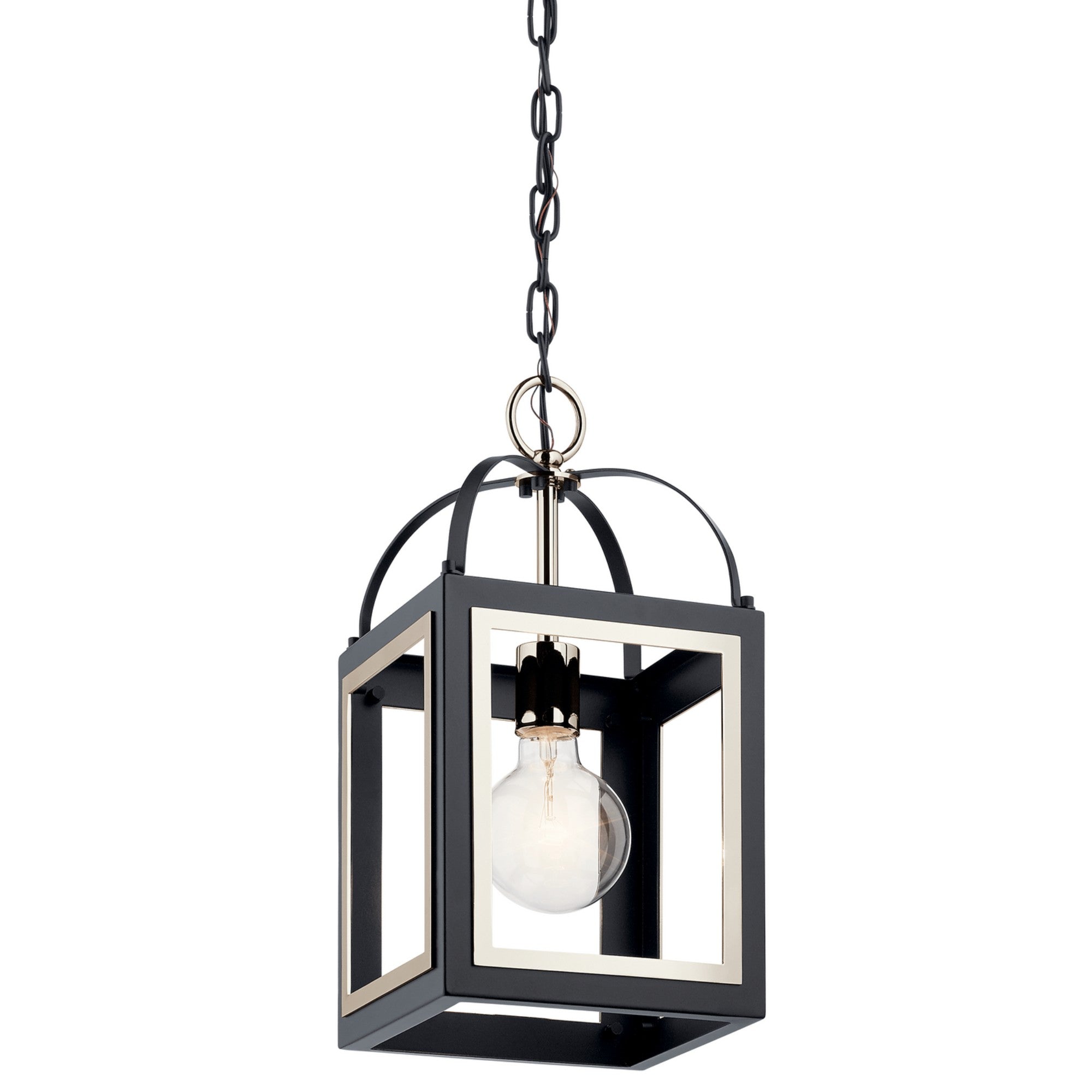 Vath 8" Pendant, Black Finish - Bees Lighting
