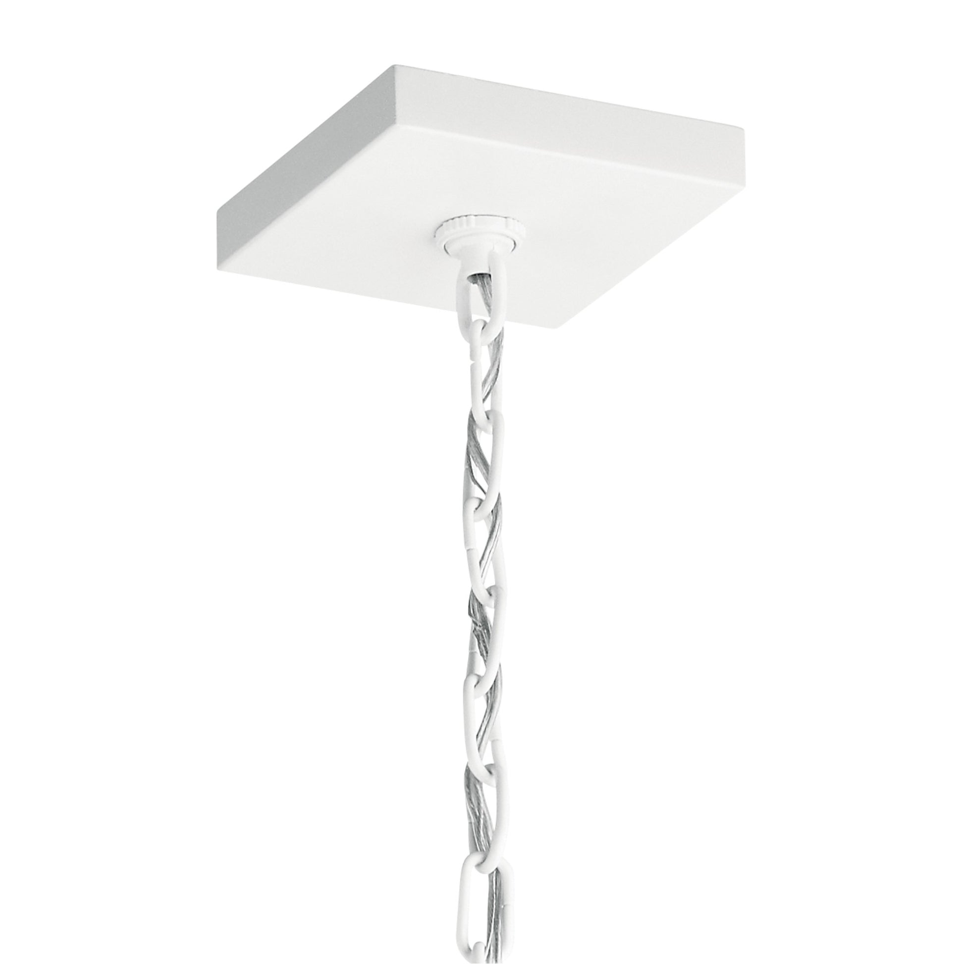 Vath 8" Pendant, White Finish - Bees Lighting