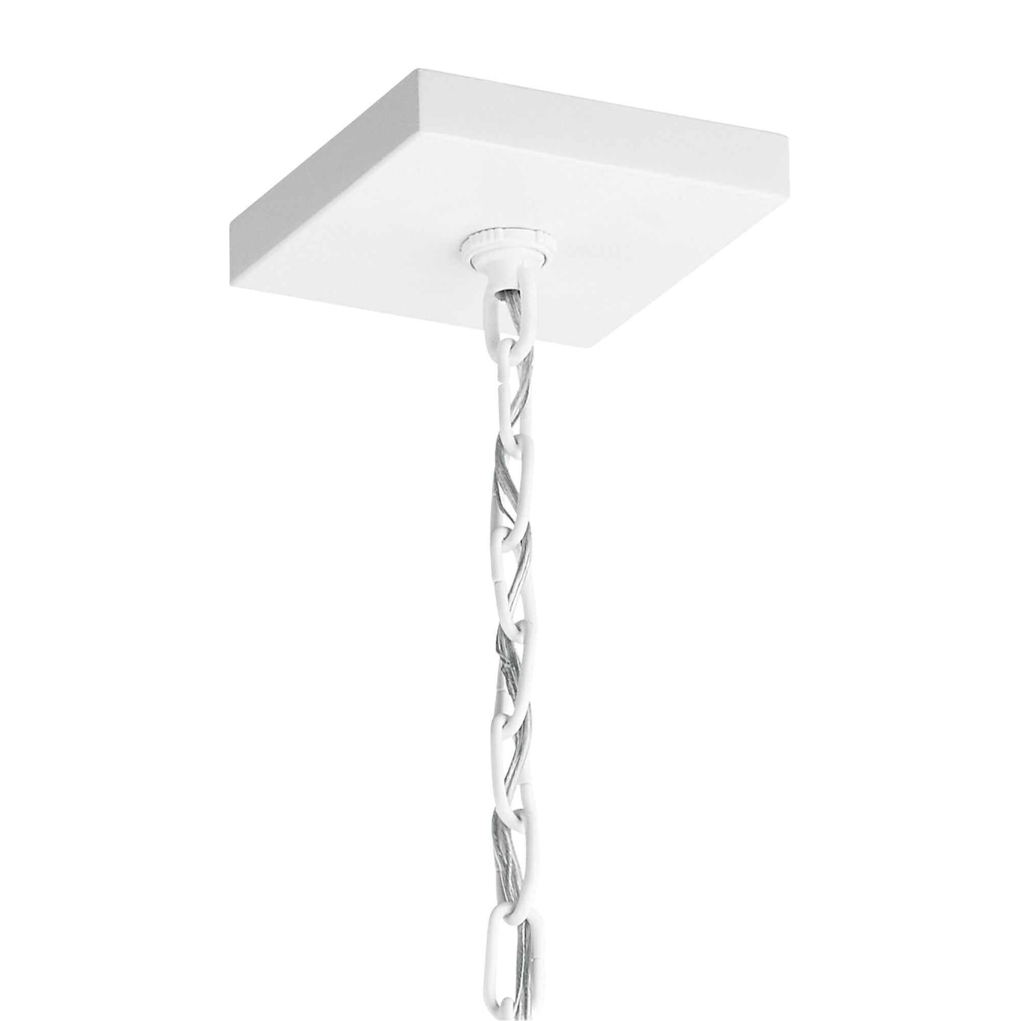 Vath 8" Pendant, White Finish - Bees Lighting
