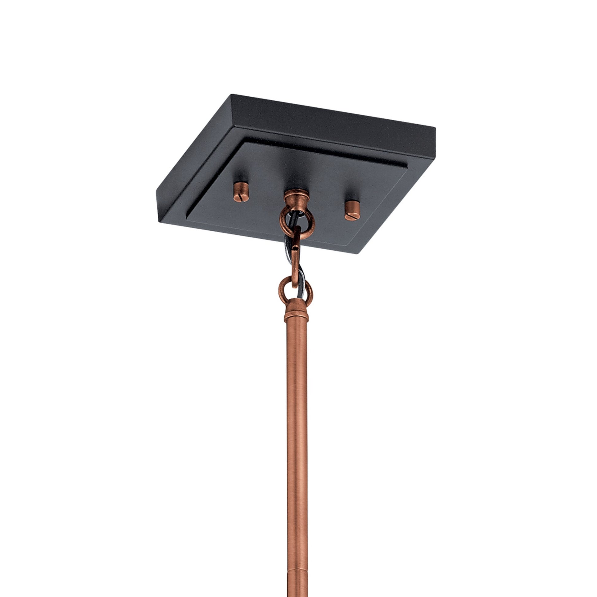 Kitner 7" Pendant, Antique Copper Finish - Bees Lighting