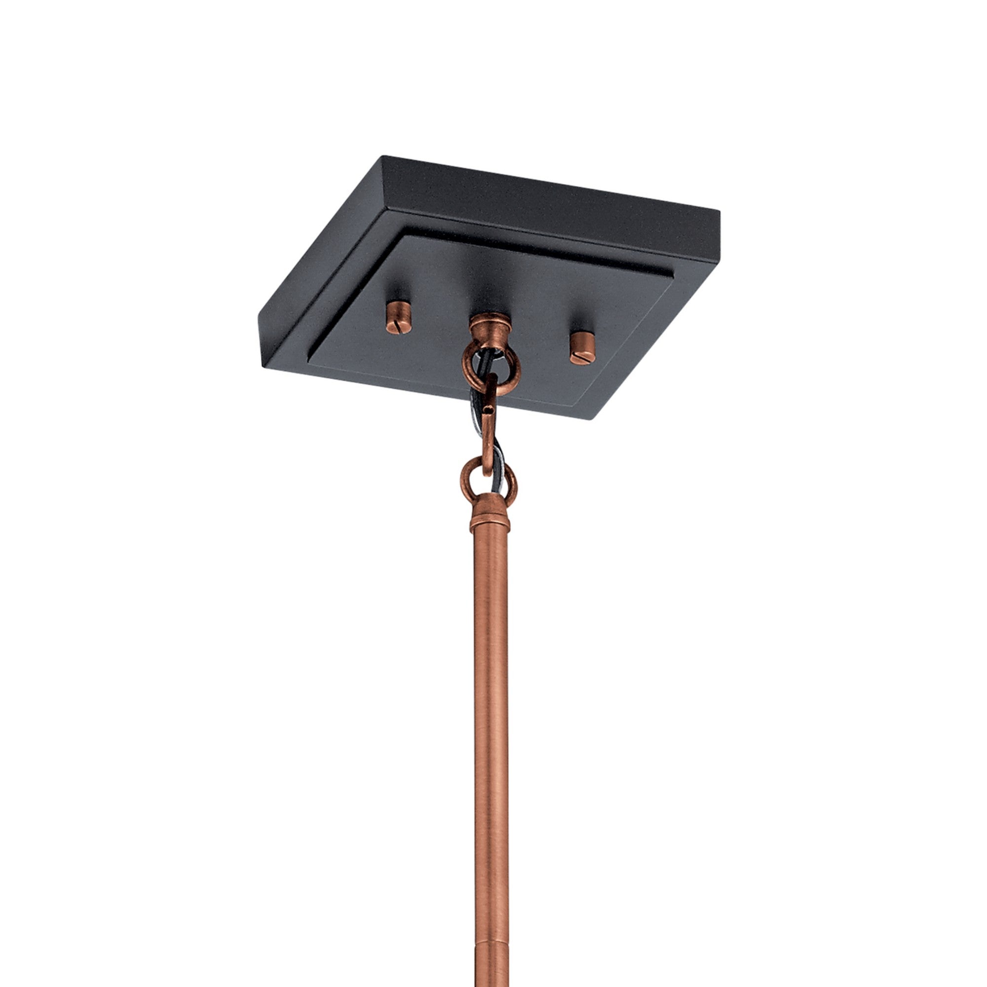 Kitner 7" Pendant, Antique Copper Finish - Bees Lighting