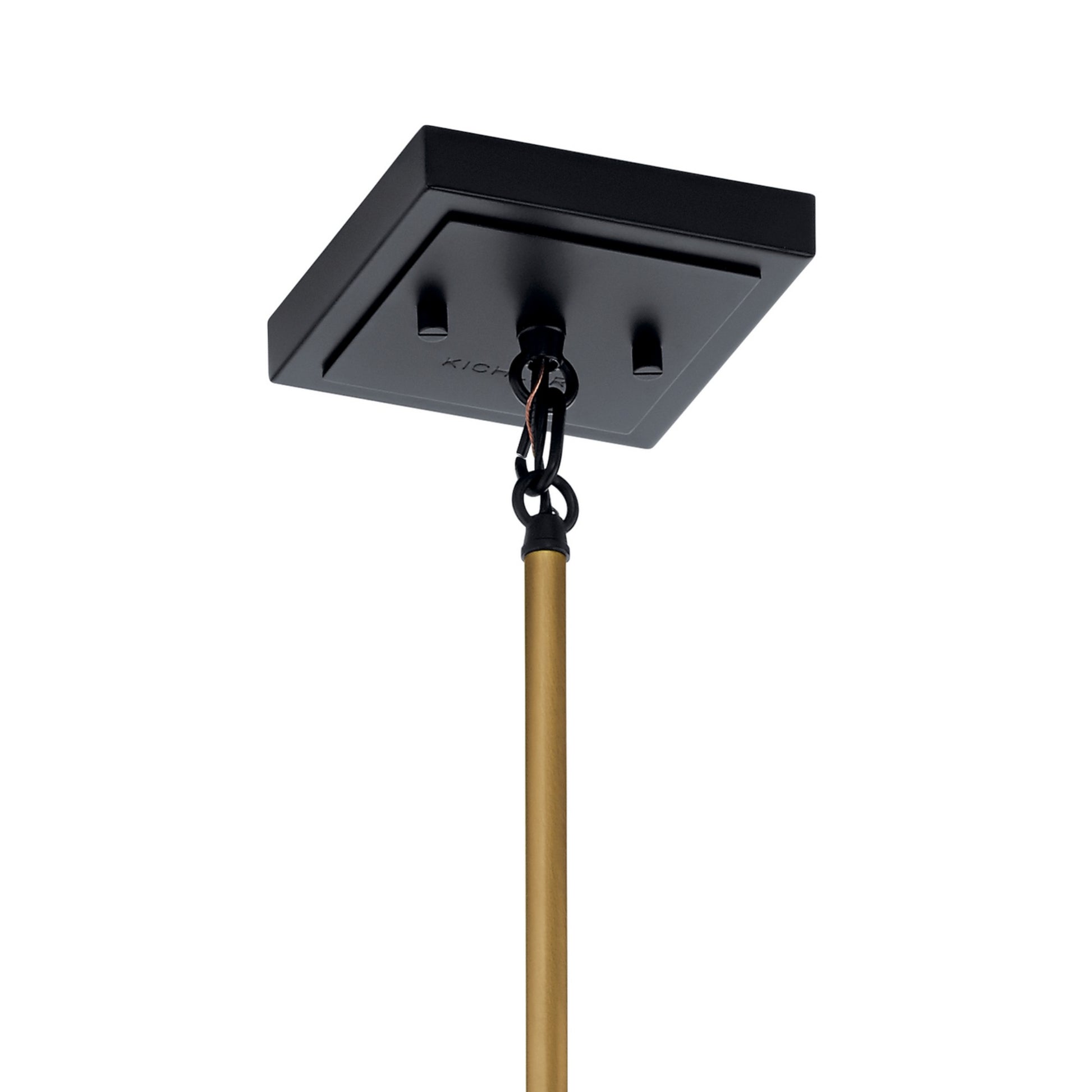 Kitner 7" Pendant, Natural Brass Finish - Bees Lighting