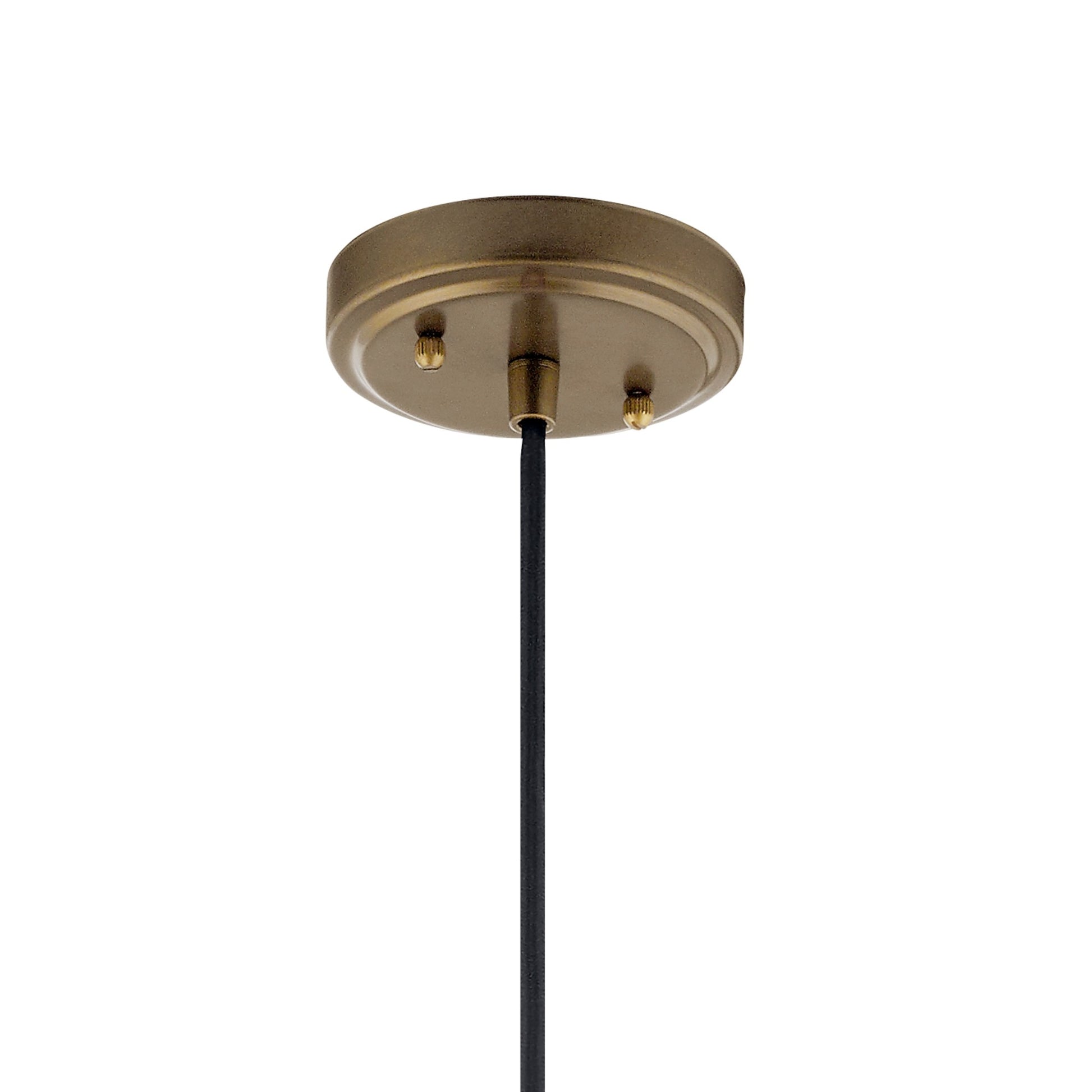 Zailey 11" Cone Pendant, Natural Brass Finish - Bees Lighting