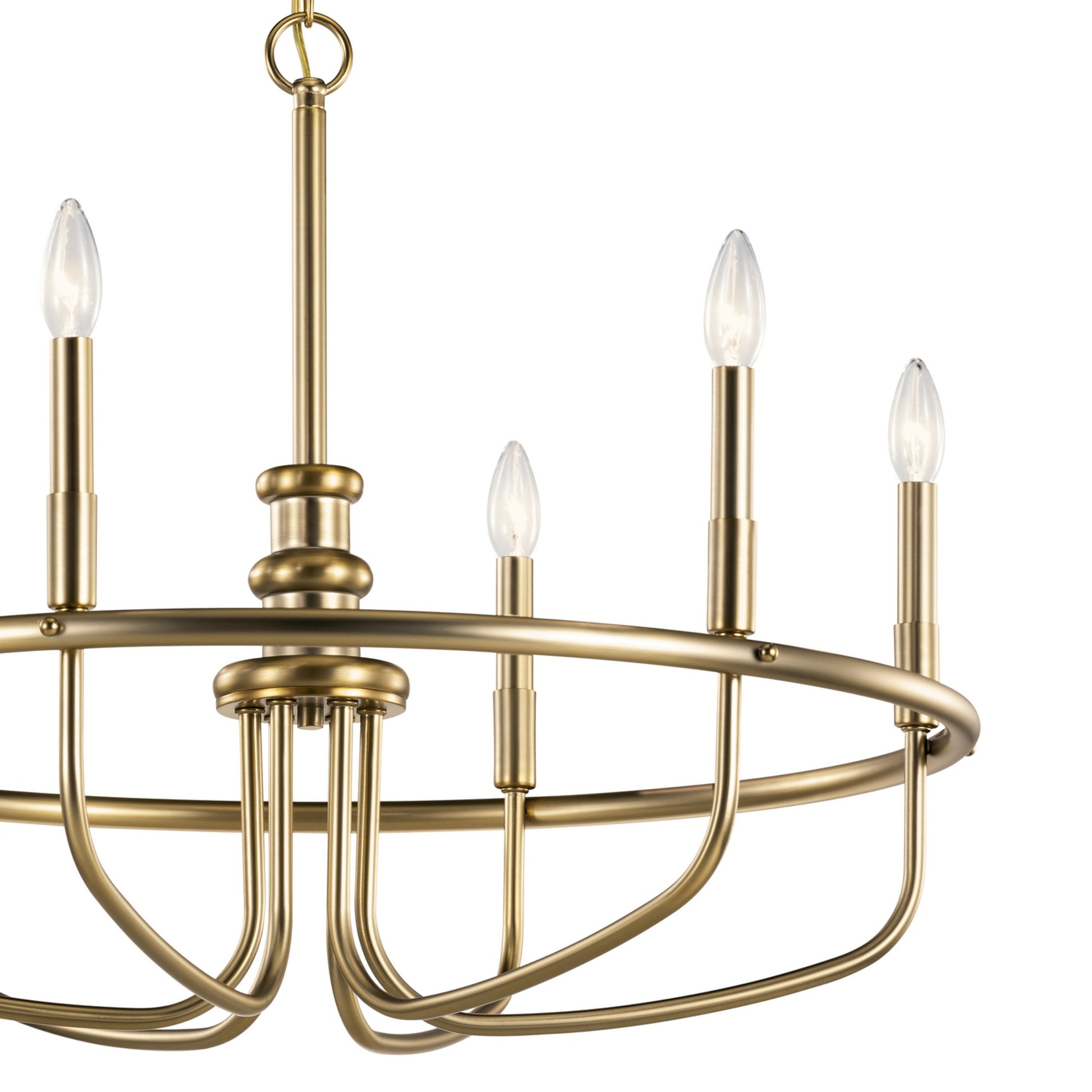 Capitol Hill 29" 6-Light Chandelier, Classic Bronze Finish - Bees Lighting