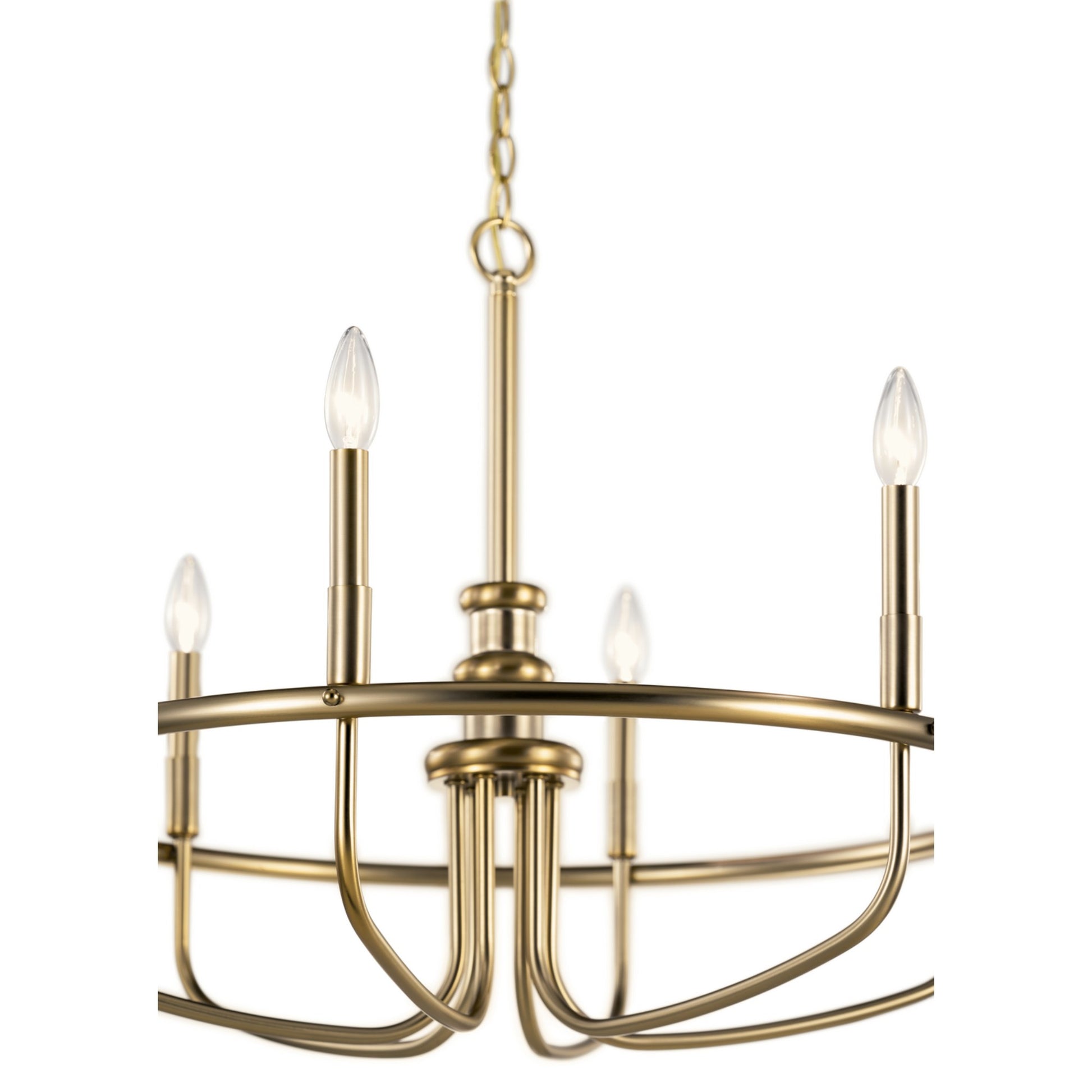 Capitol Hill 29" 6-Light Chandelier, Classic Bronze Finish - Bees Lighting