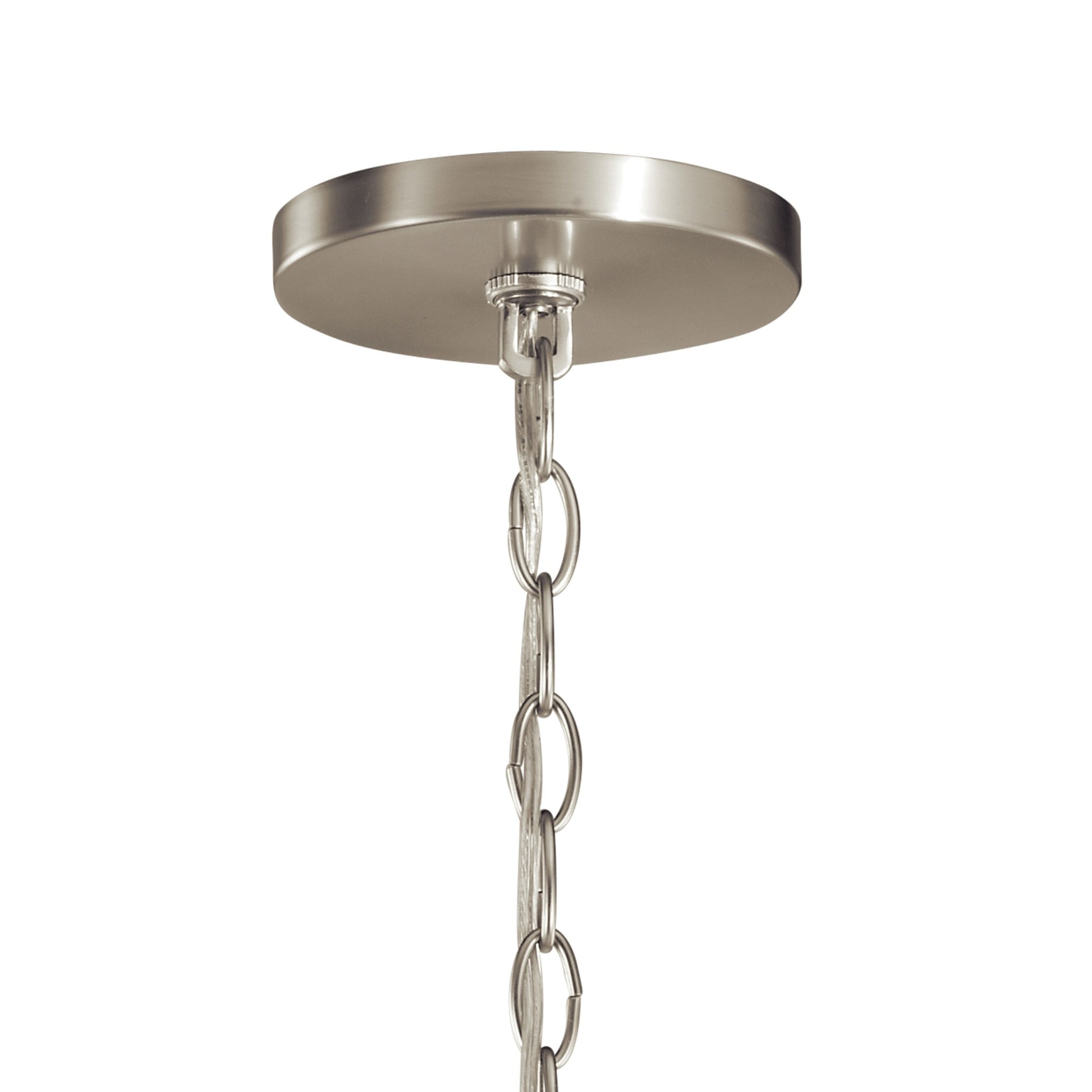 Capitol Hill 35" 12-Light Chandelier, Brushed Nickel Finish - Bees Lighting