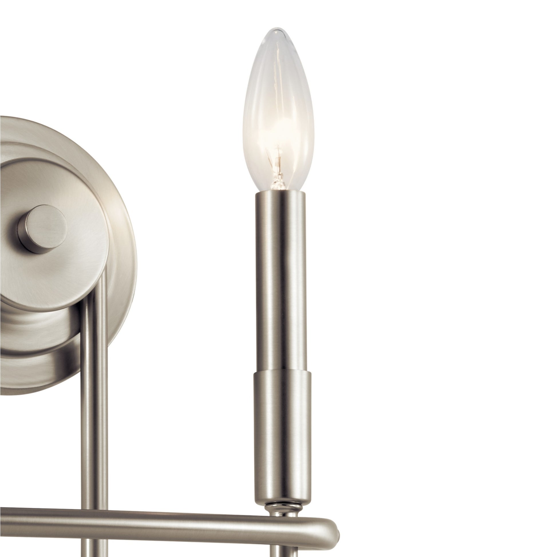Capitol Hill 10" 2-Light Wall Sconce, Brushed Nickel Finish - Bees Lighting