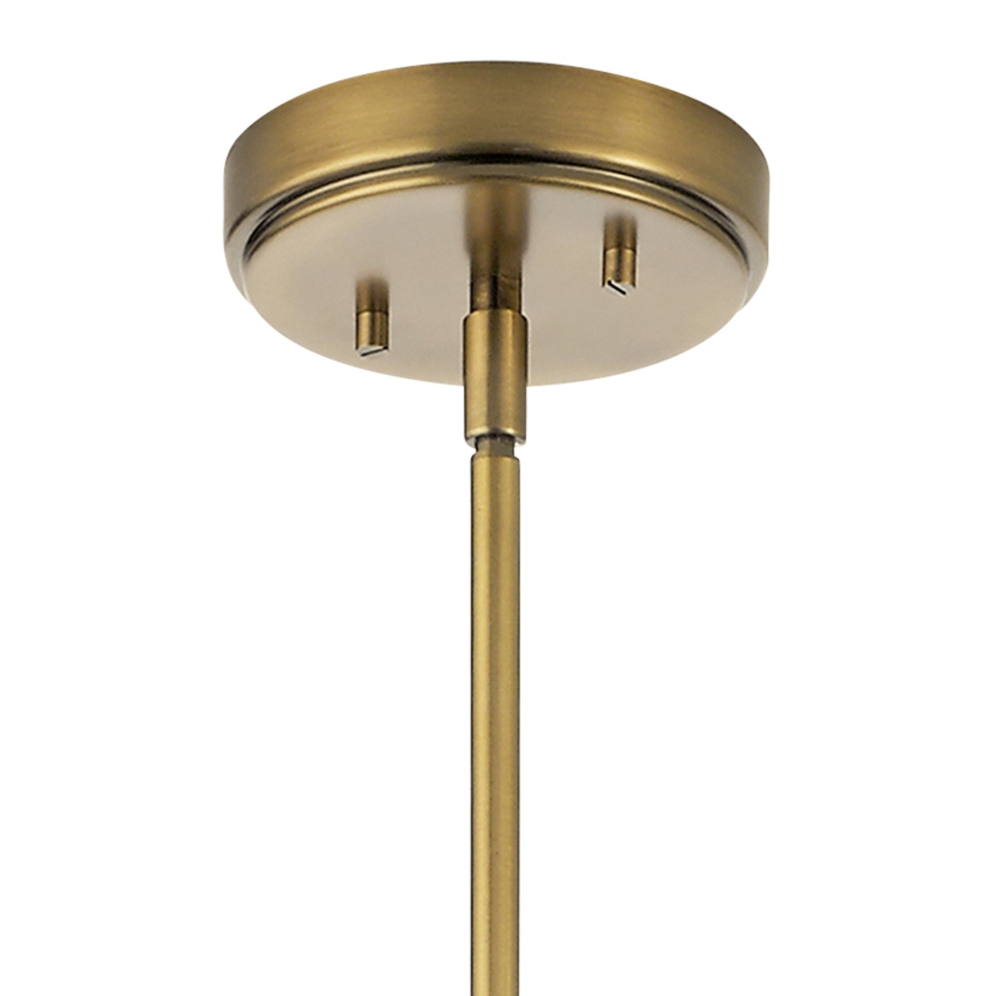 Nye 28" 6-Light Chandelier, Brushed Natural Brass Finish - Bees Lighting
