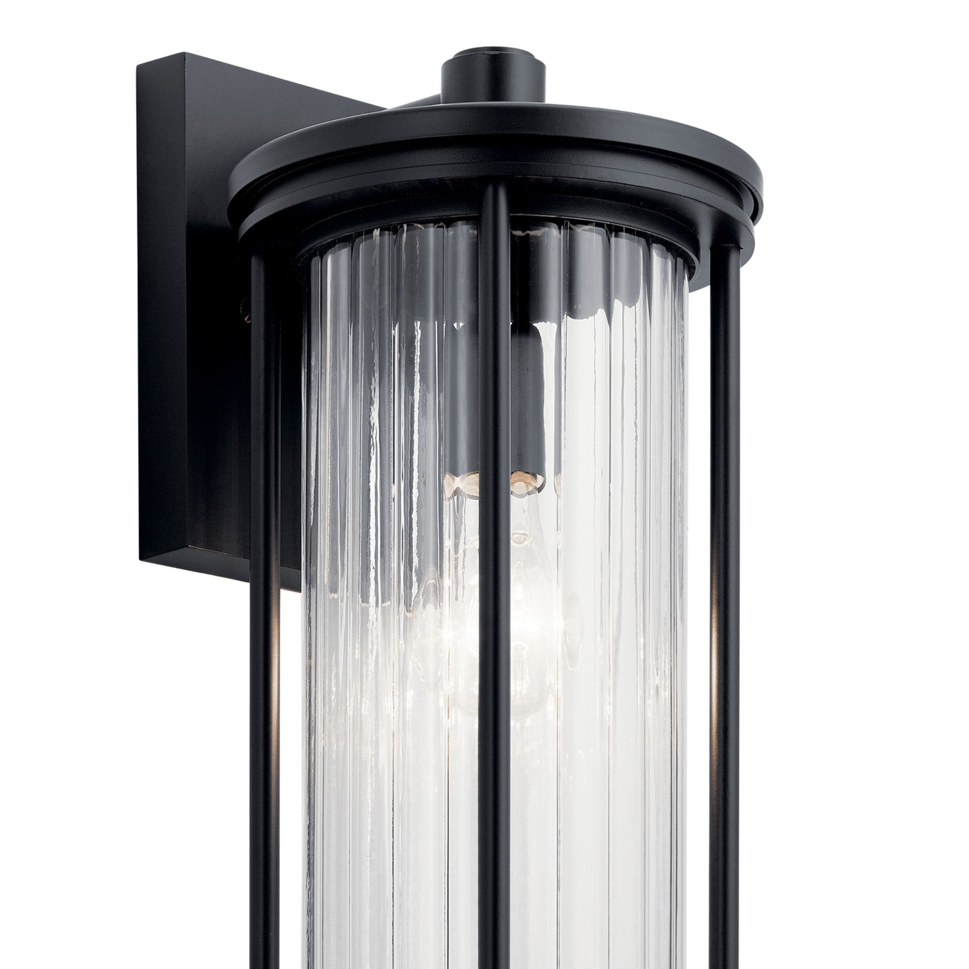 Barras 16" Outdoor Wall Light, Black Finish - Bees Lighting