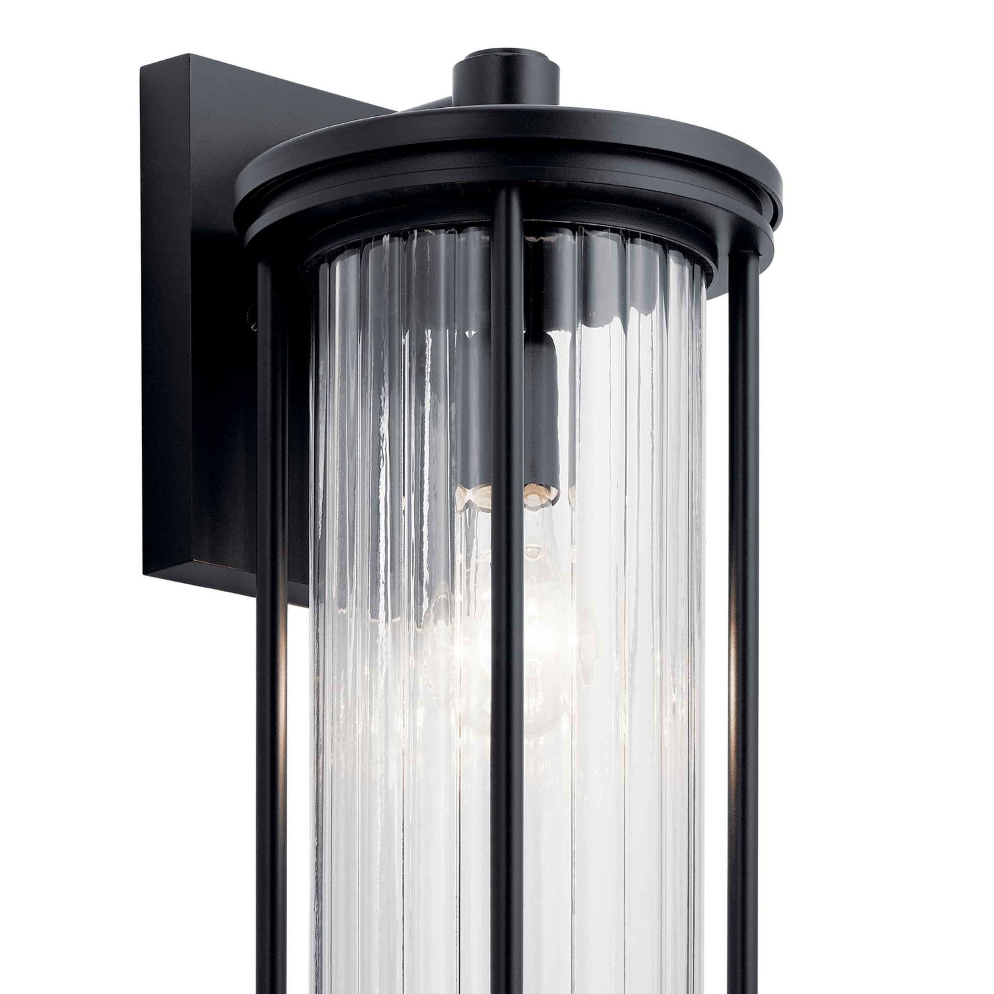 Barras 16" Outdoor Wall Light, Black Finish - Bees Lighting