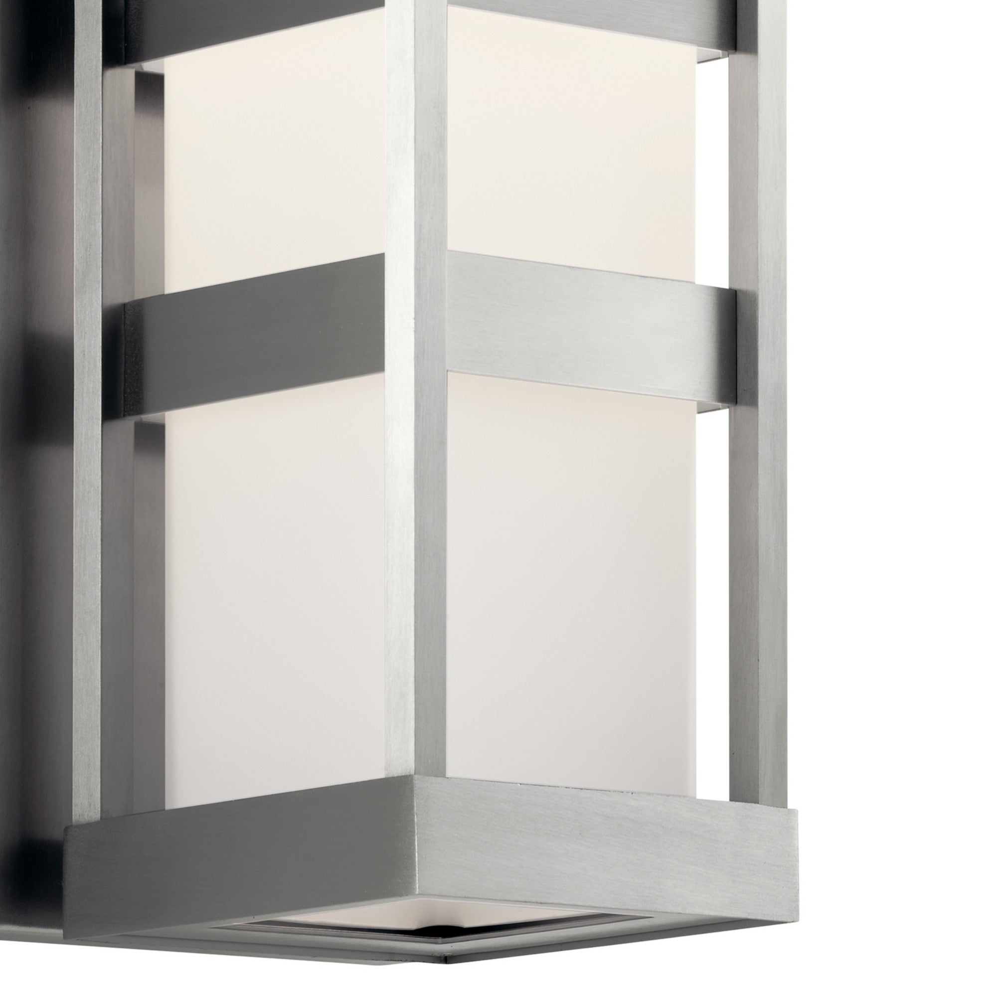 Ryler 19" LED Outdoor Wall Light, Brushed Aluminum Finish - Bees Lighting