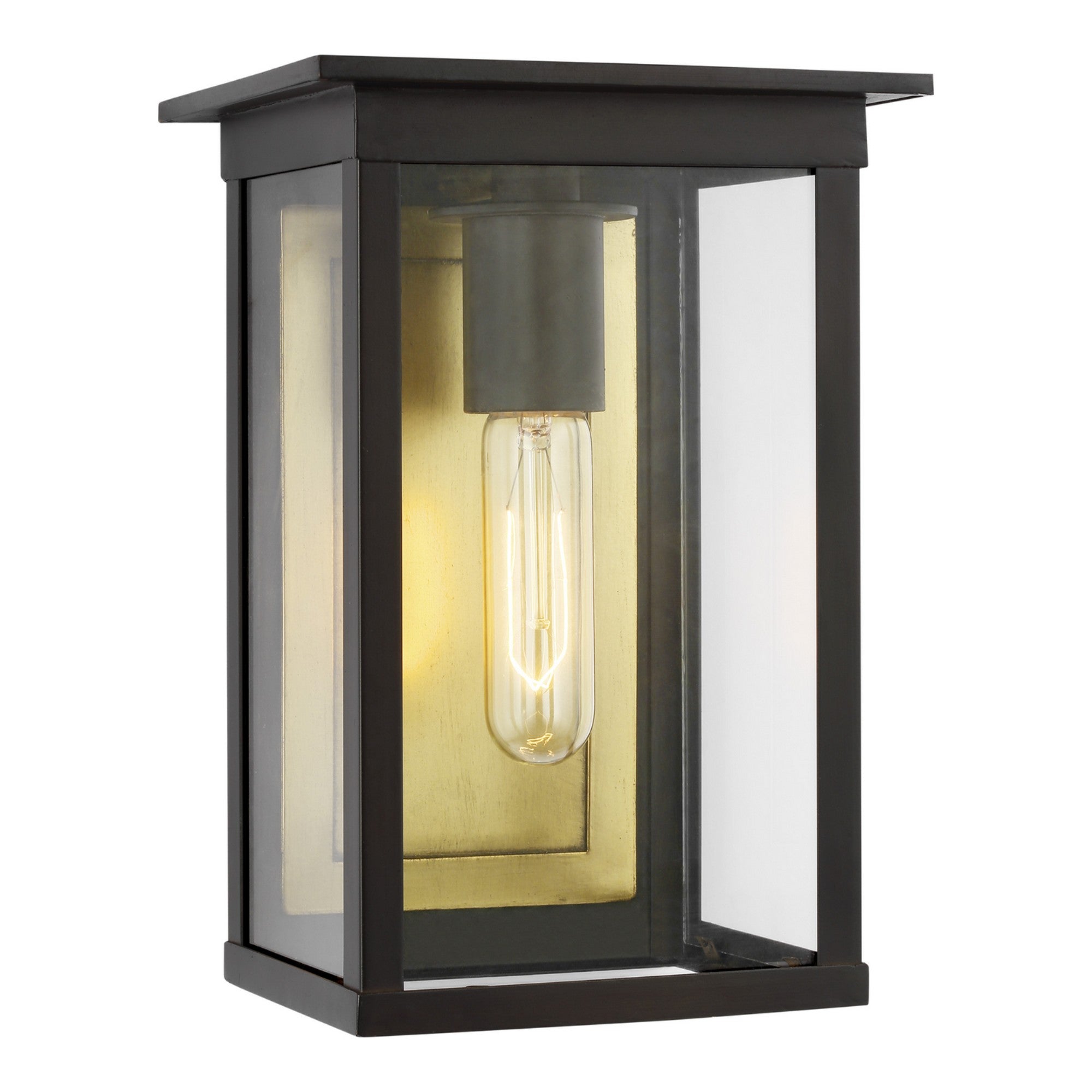Freeport 10" Small Outdoor Wall Lantern, Heritage Copper Finish - Bees Lighting