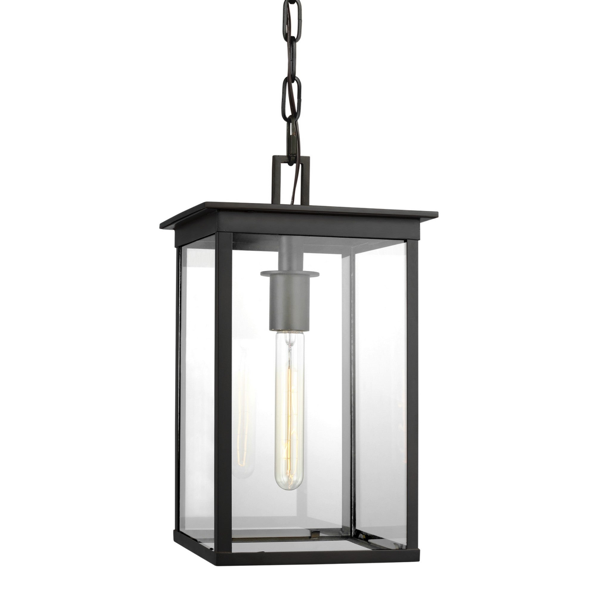 Freeport 9" Small Outdoor Hanging Lantern, Heritage Copper Finish - Bees Lighting