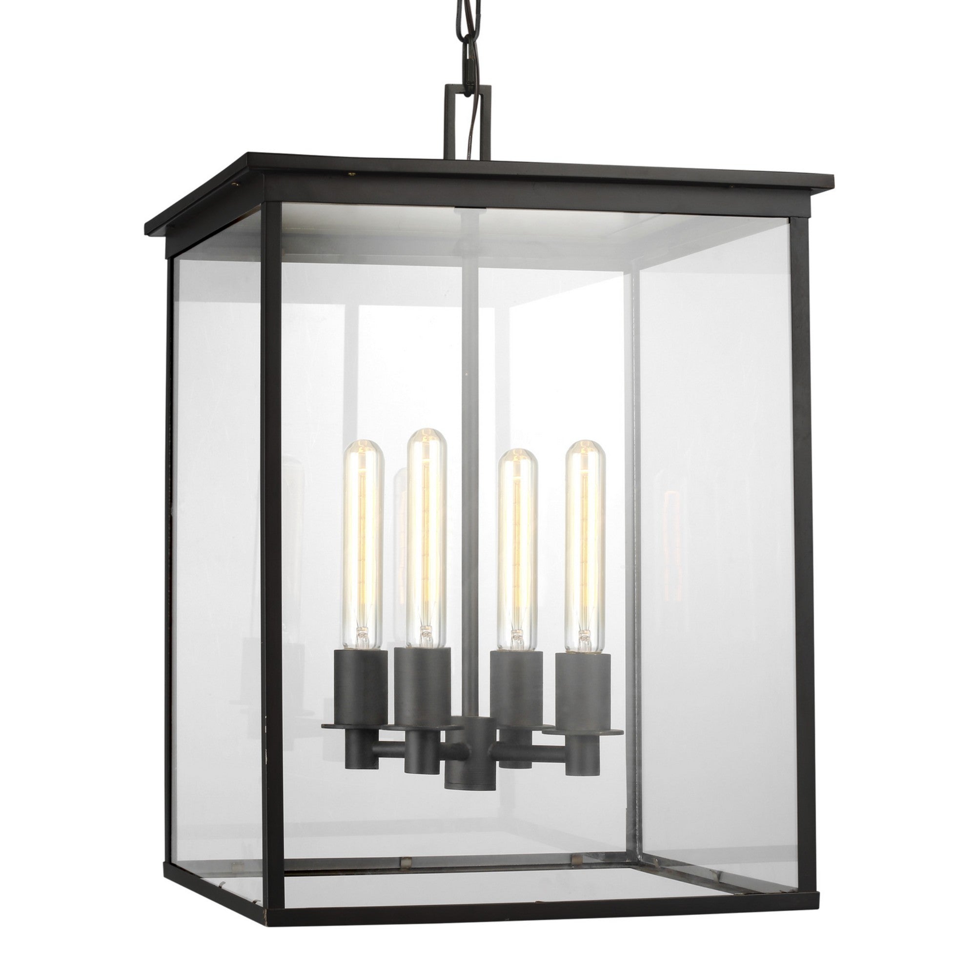 Freeport 17" Medium Outdoor Hanging Lantern, Heritage Copper Finish - Bees Lighting