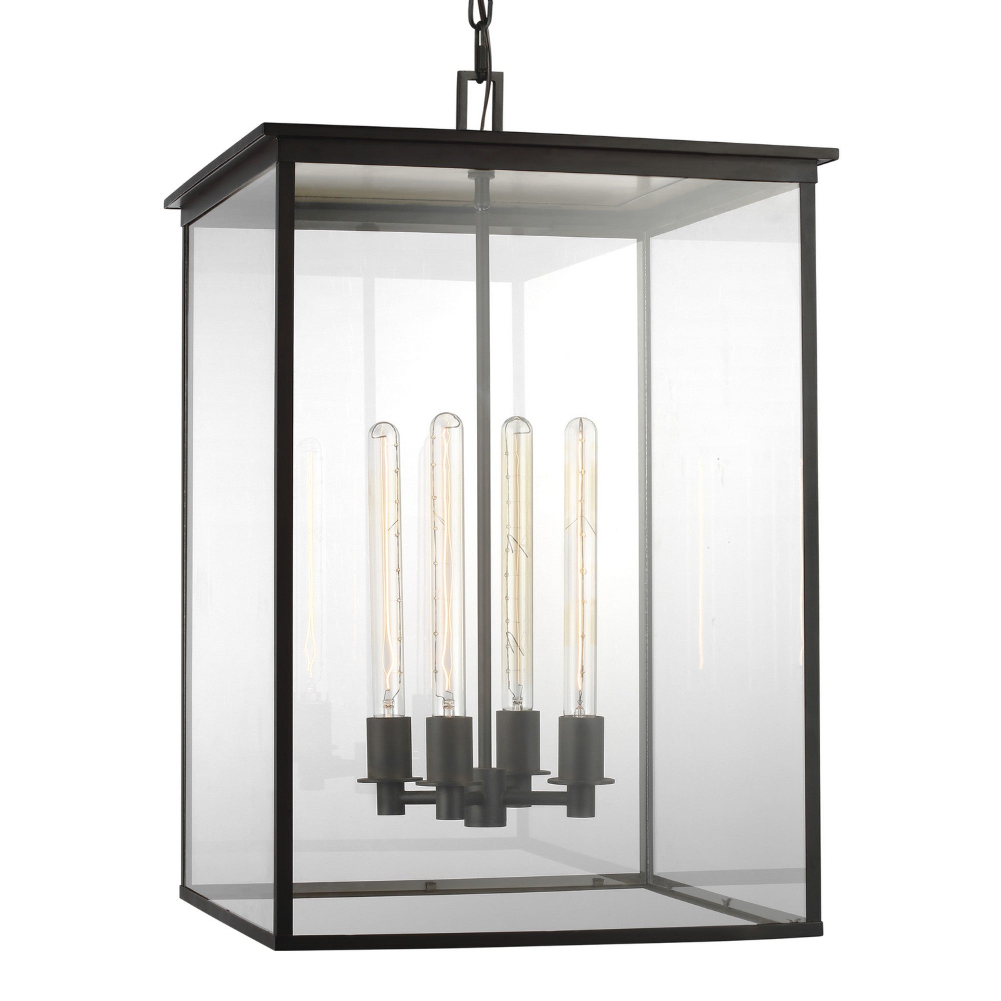 Freeport 20" Large Outdoor Hanging Lantern, Heritage Copper Finish - Bees Lighting