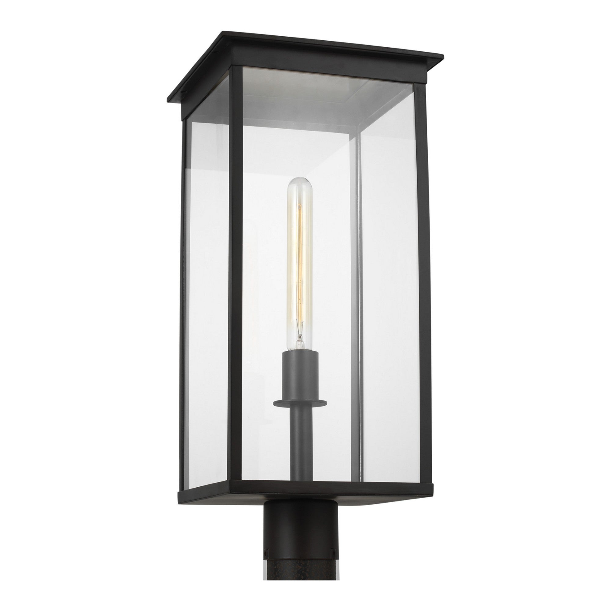 Freeport 22" Large Outdoor Post Lantern, Heritage Copper Finish - Bees Lighting