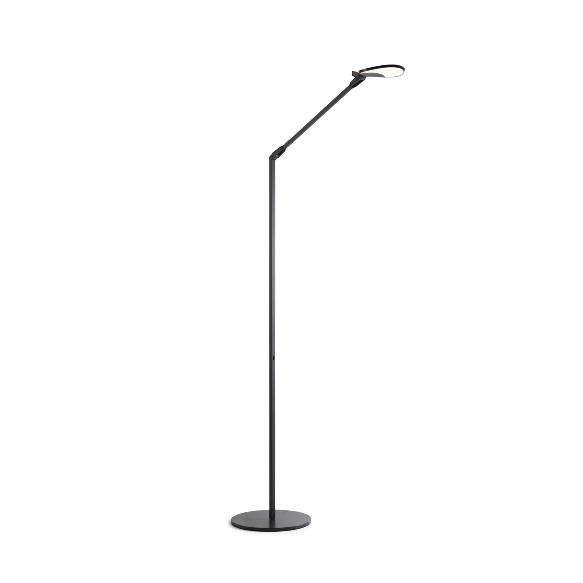 Splitty Matte Black Contemporary LED Floor Lamp with USB Port - Bees Lighting