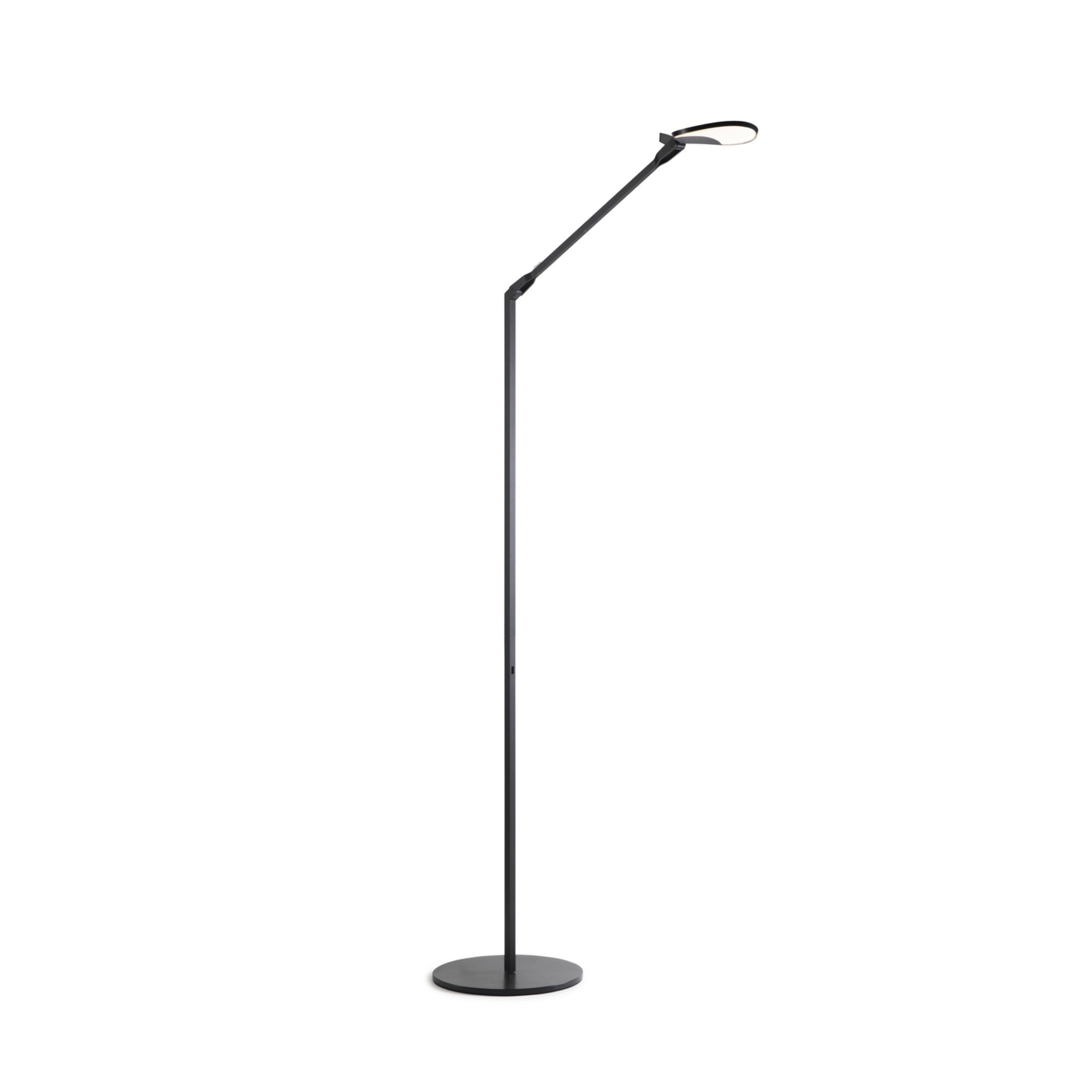 Splitty Matte Black Contemporary LED Floor Lamp with USB Port - Bees Lighting