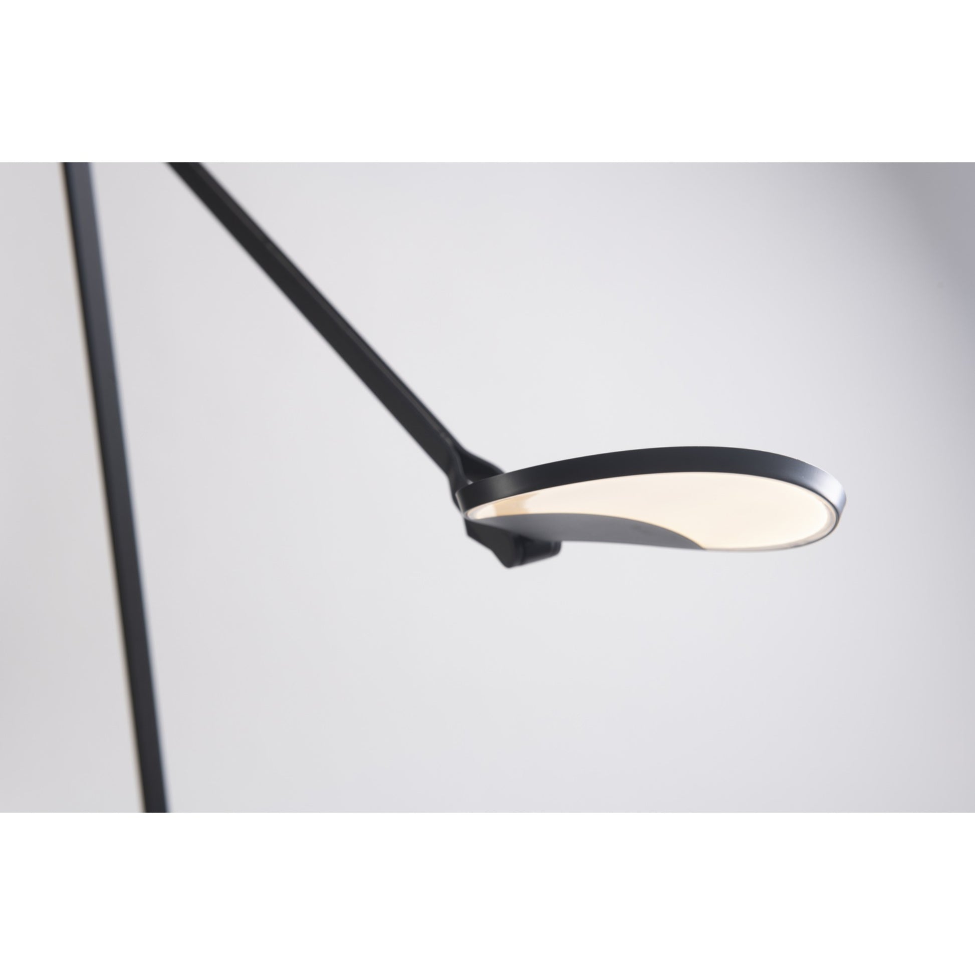 Splitty Matte Black Contemporary LED Floor Lamp with USB Port - Bees Lighting
