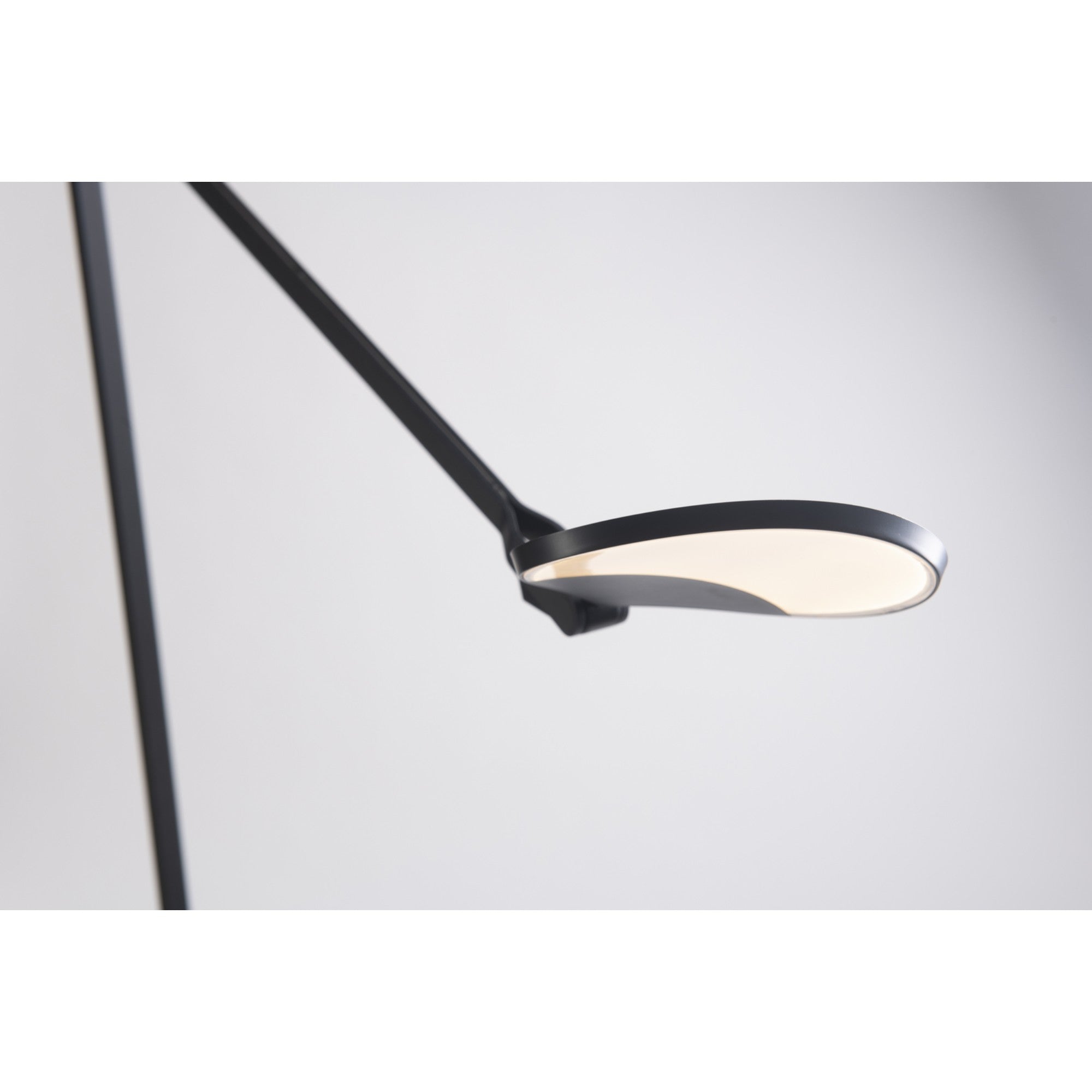 Splitty Matte Black Contemporary LED Floor Lamp with USB Port - Bees Lighting