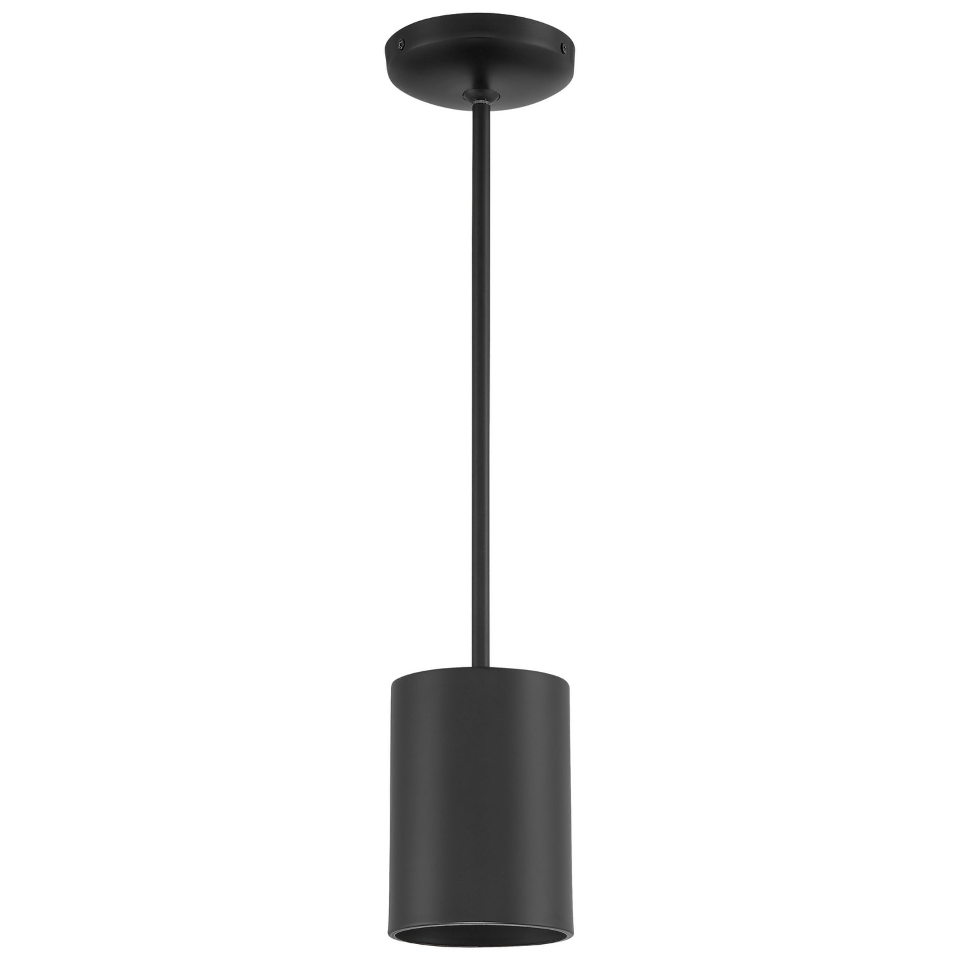 Pilson 7" LED Pendant, Matte Black Finish, Rod - Bees Lighting