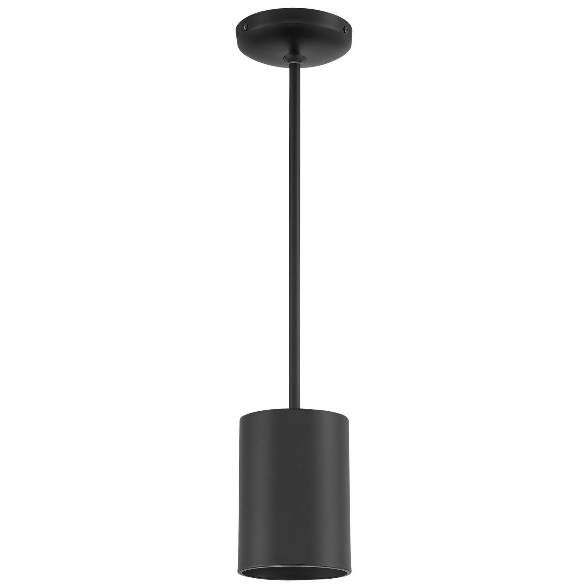 Pilson 7" LED Pendant, Matte Black Finish, Rod - Bees Lighting