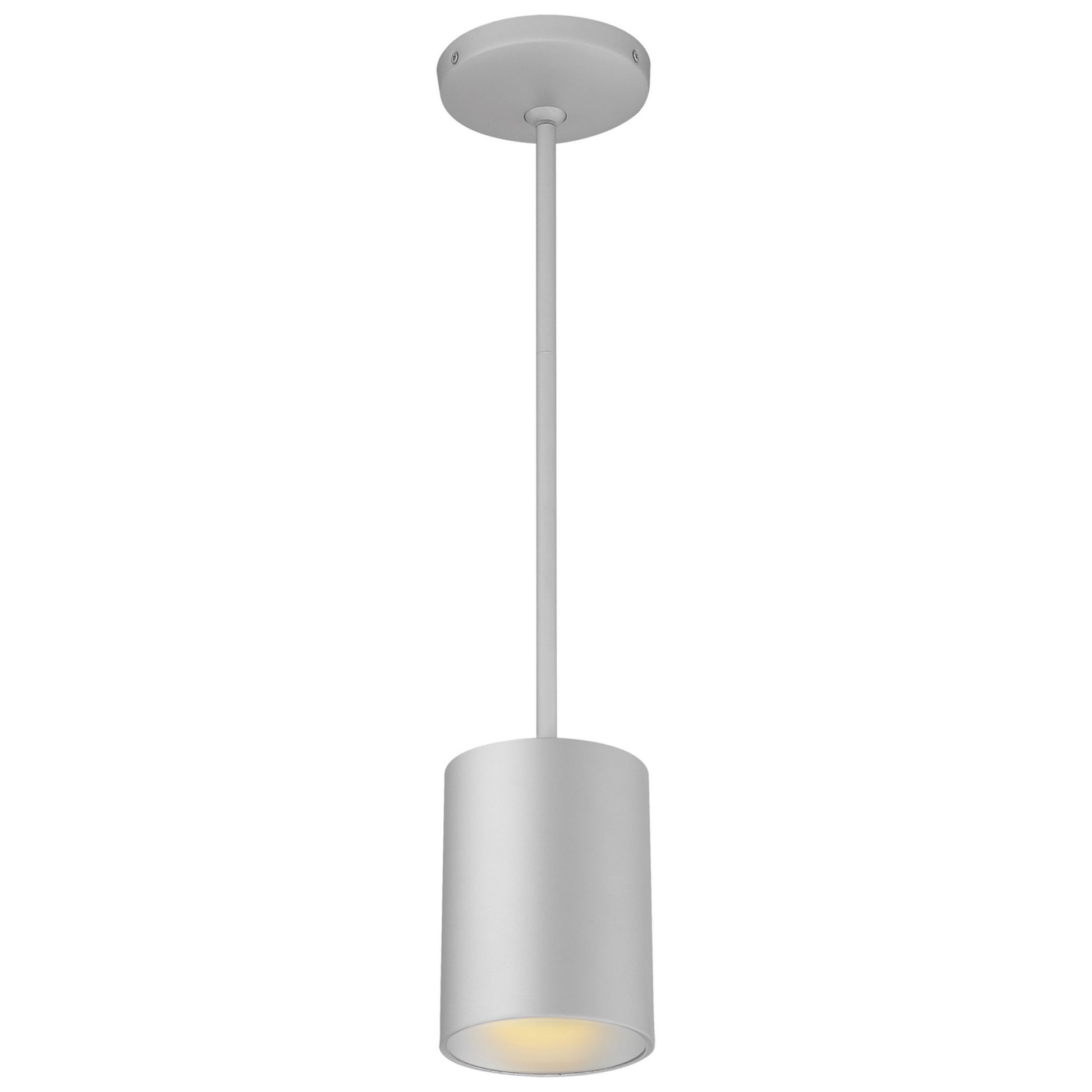 Pilson 7" LED Pendant, Satin Finish, Rod - Bees Lighting