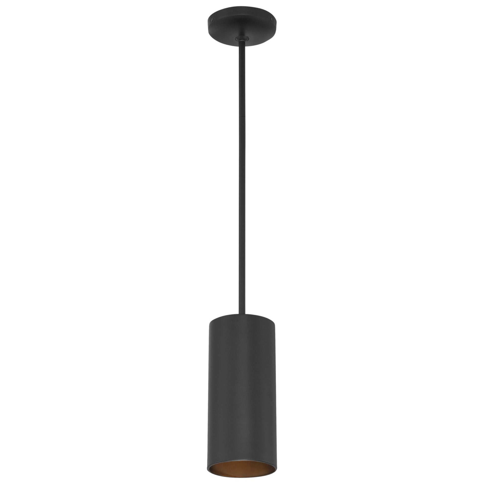 Pilson 11" LED Pendant, Matte Black Finish, Rod - Bees Lighting