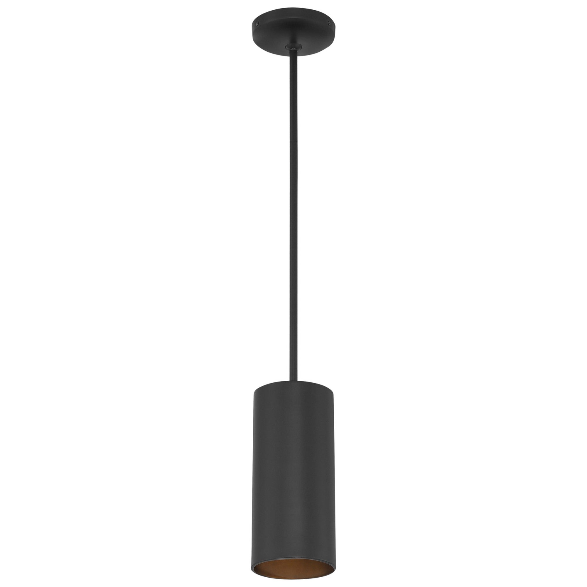 Pilson 11" LED Pendant, Matte Black Finish, Rod - Bees Lighting
