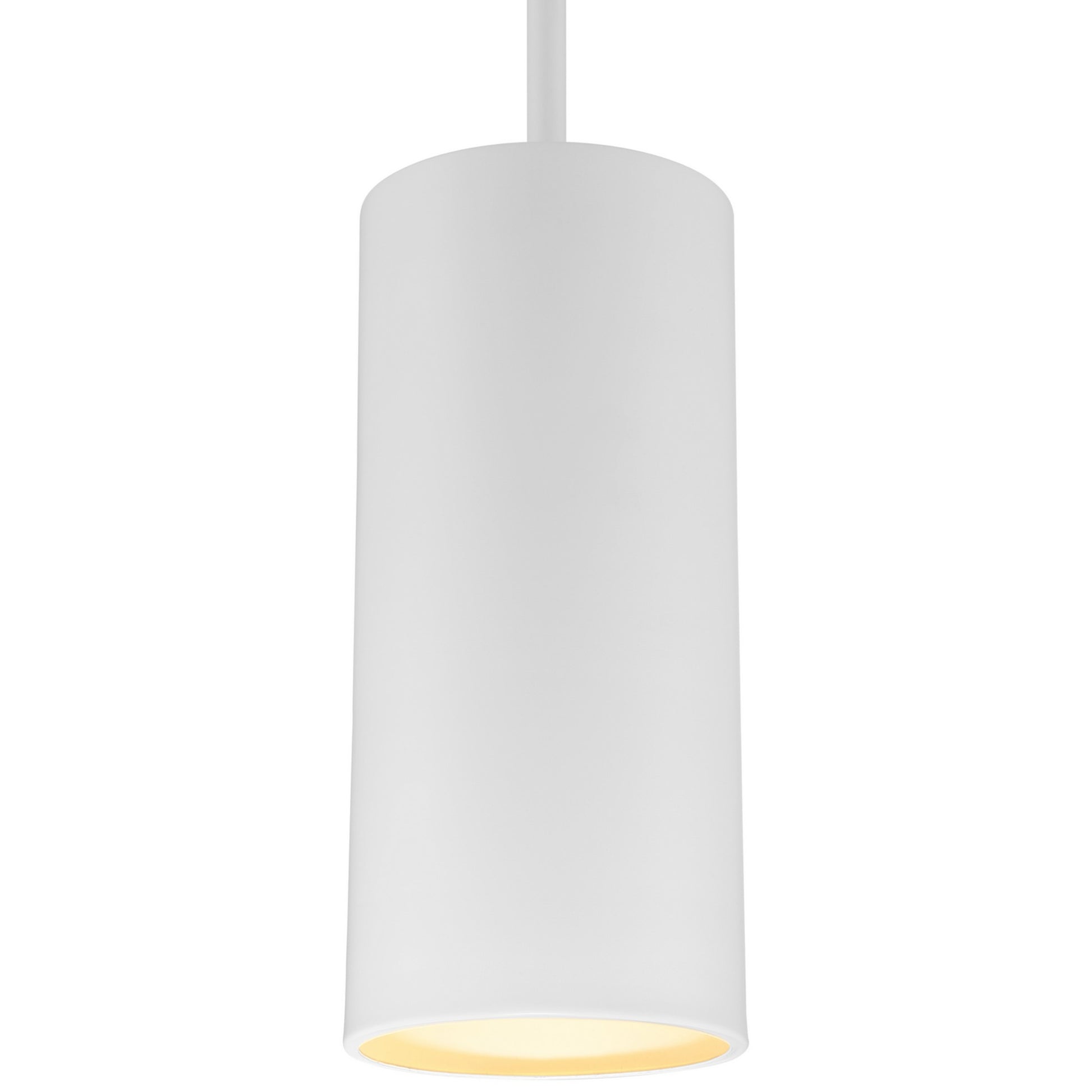 Pilson 11" LED Pendant, Matte White Finish, Rod - Bees Lighting
