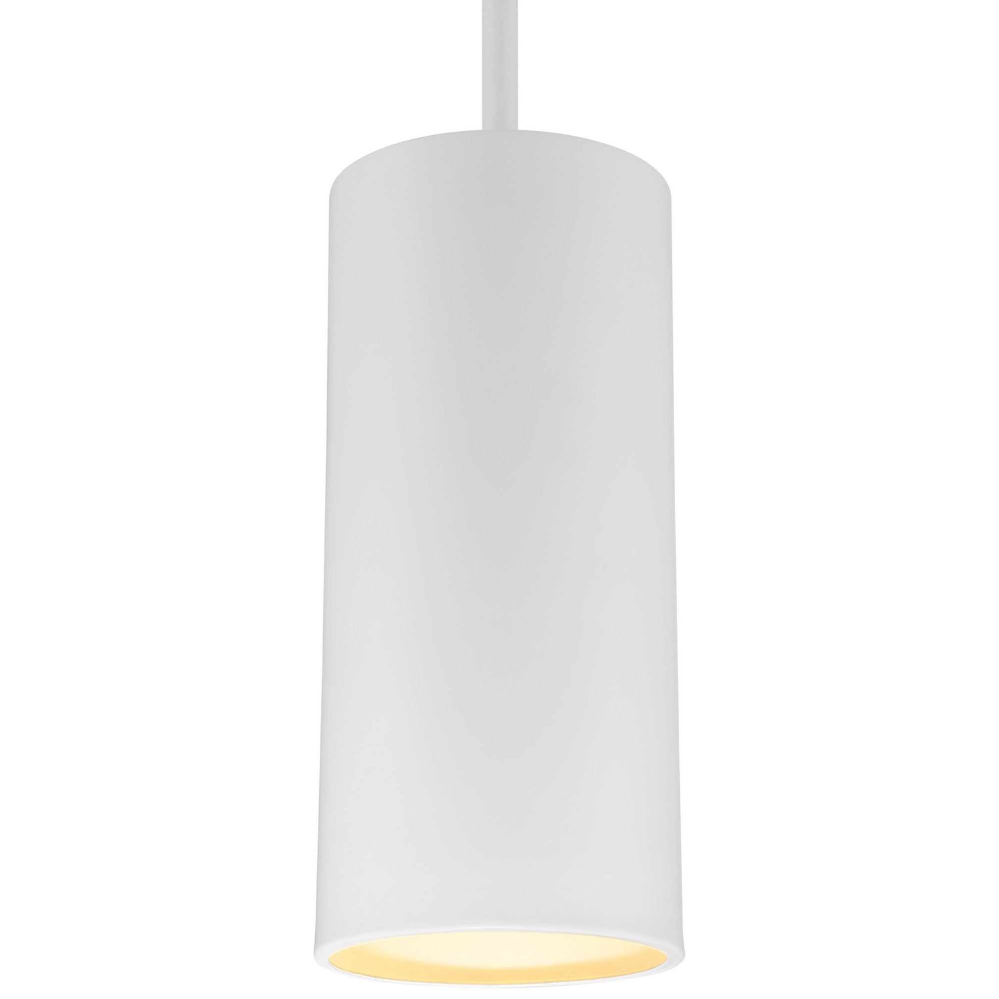 Pilson 11" LED Pendant, Matte White Finish, Rod - Bees Lighting