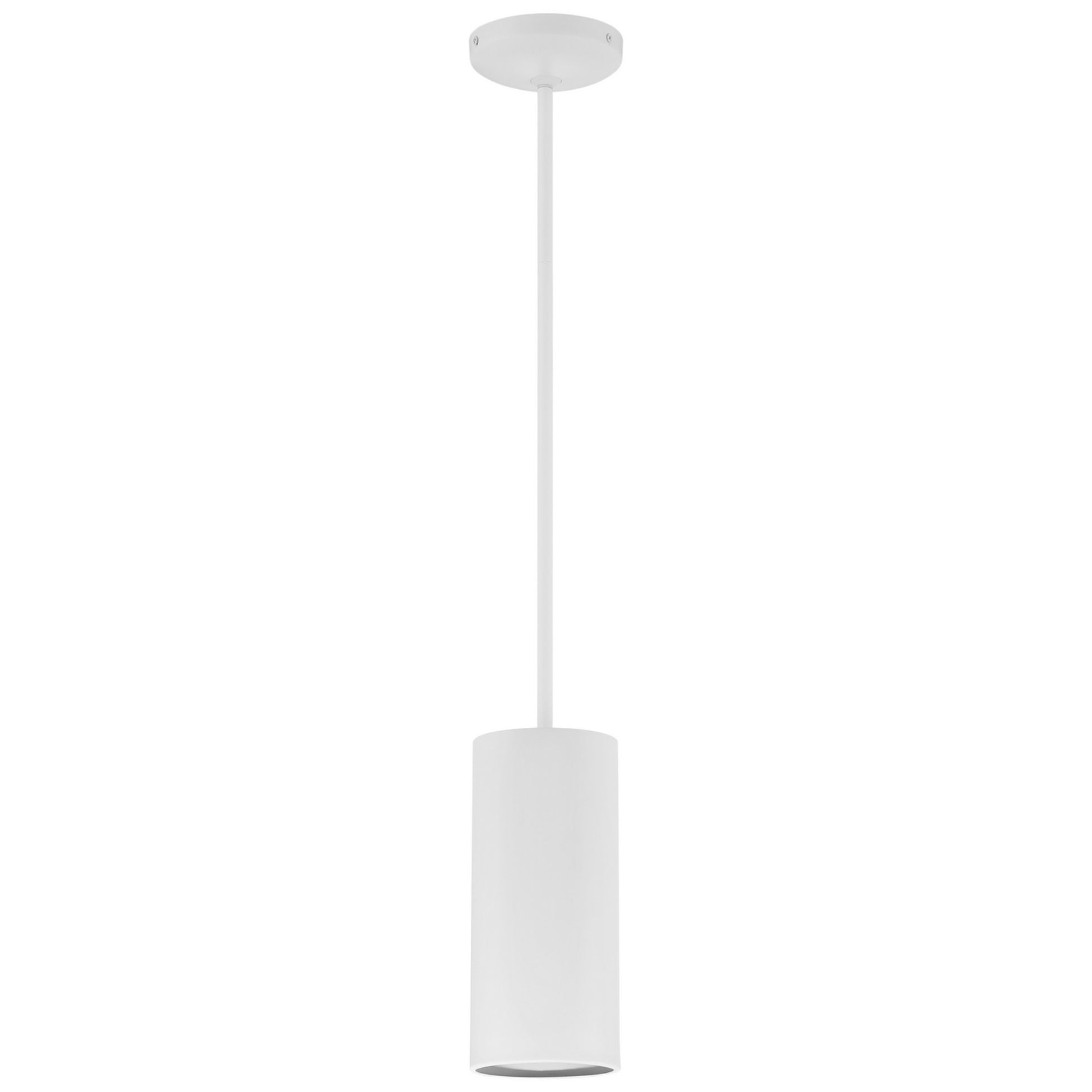 Pilson 11" LED Pendant, Matte White Finish, Rod - Bees Lighting